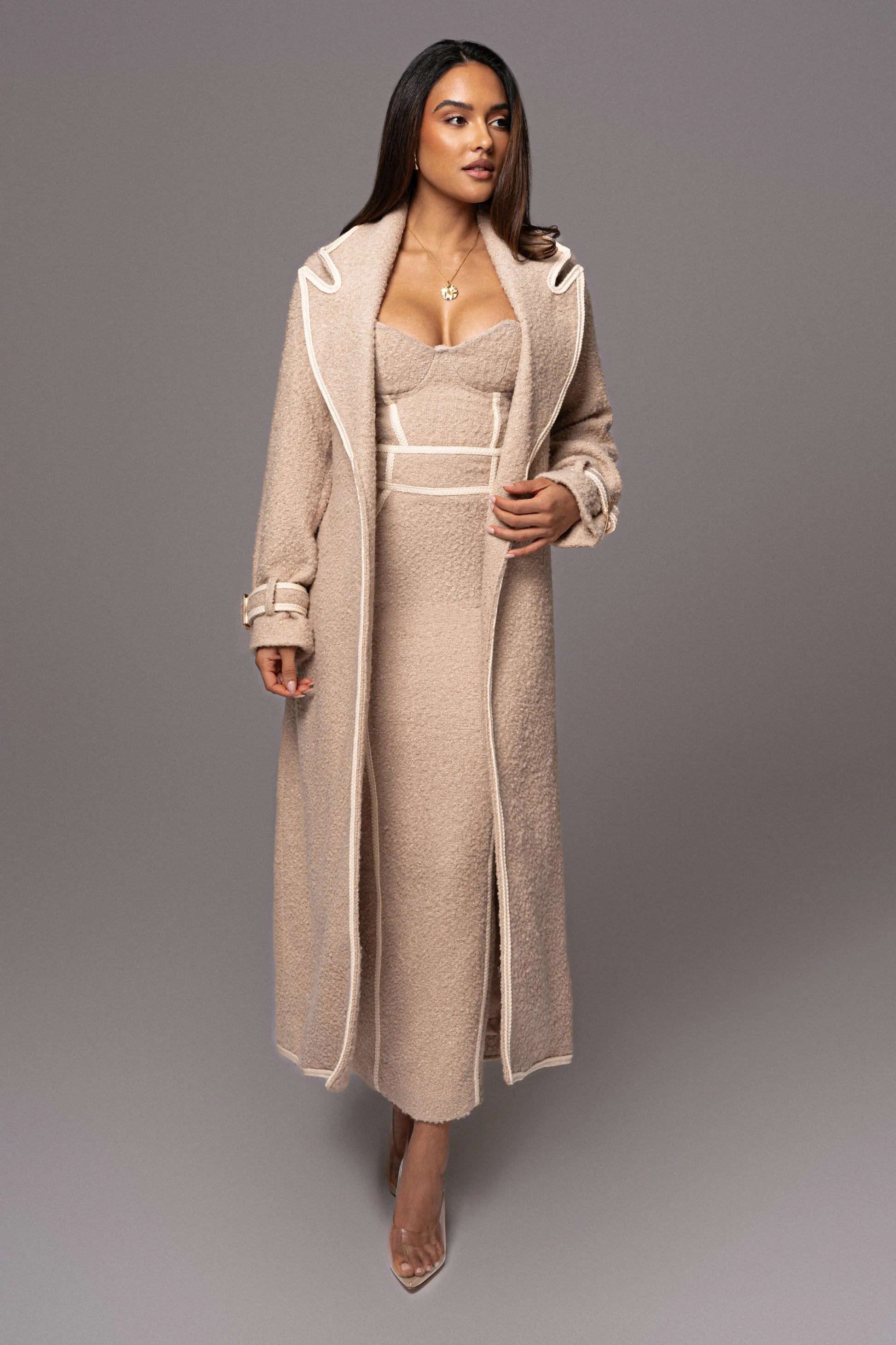 Beige Jozie Bustier Top JLUXLABEL
