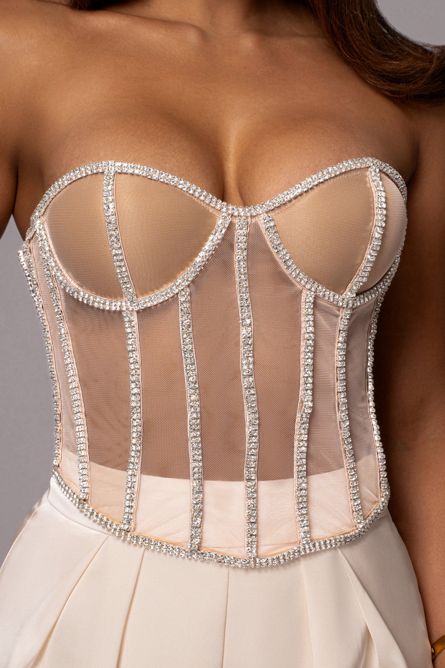 Light Limited Edition Rhinestone Crystal Corset