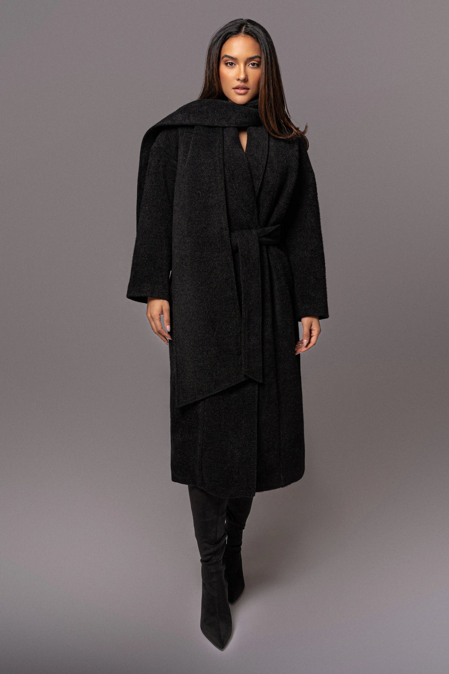 Black Jonah Coat JLUXLABEL