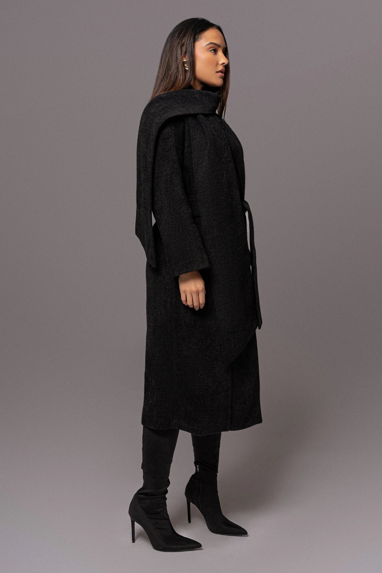 Black Jonah Coat JLUXLABEL