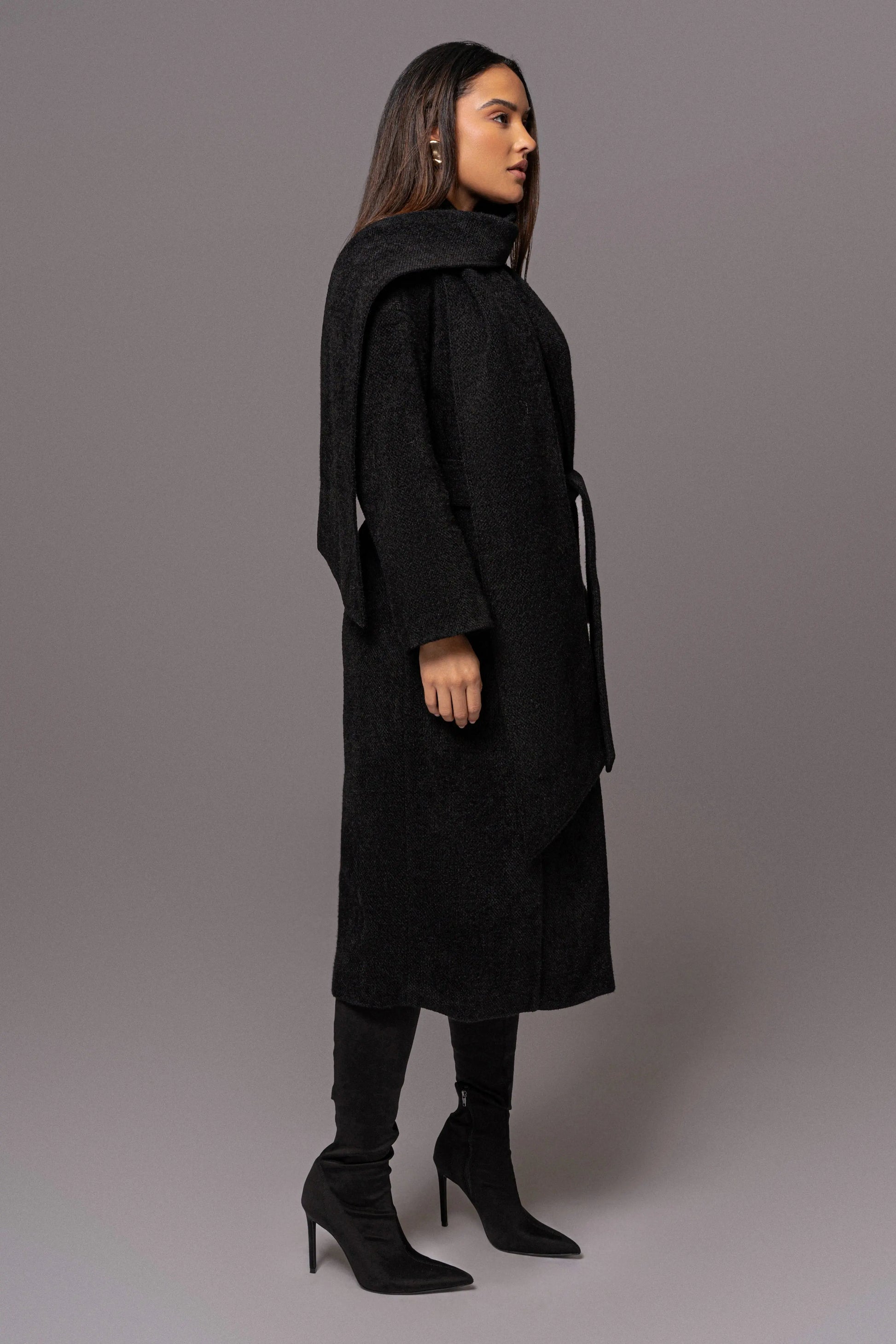 Black Jonah Coat JLUXLABEL