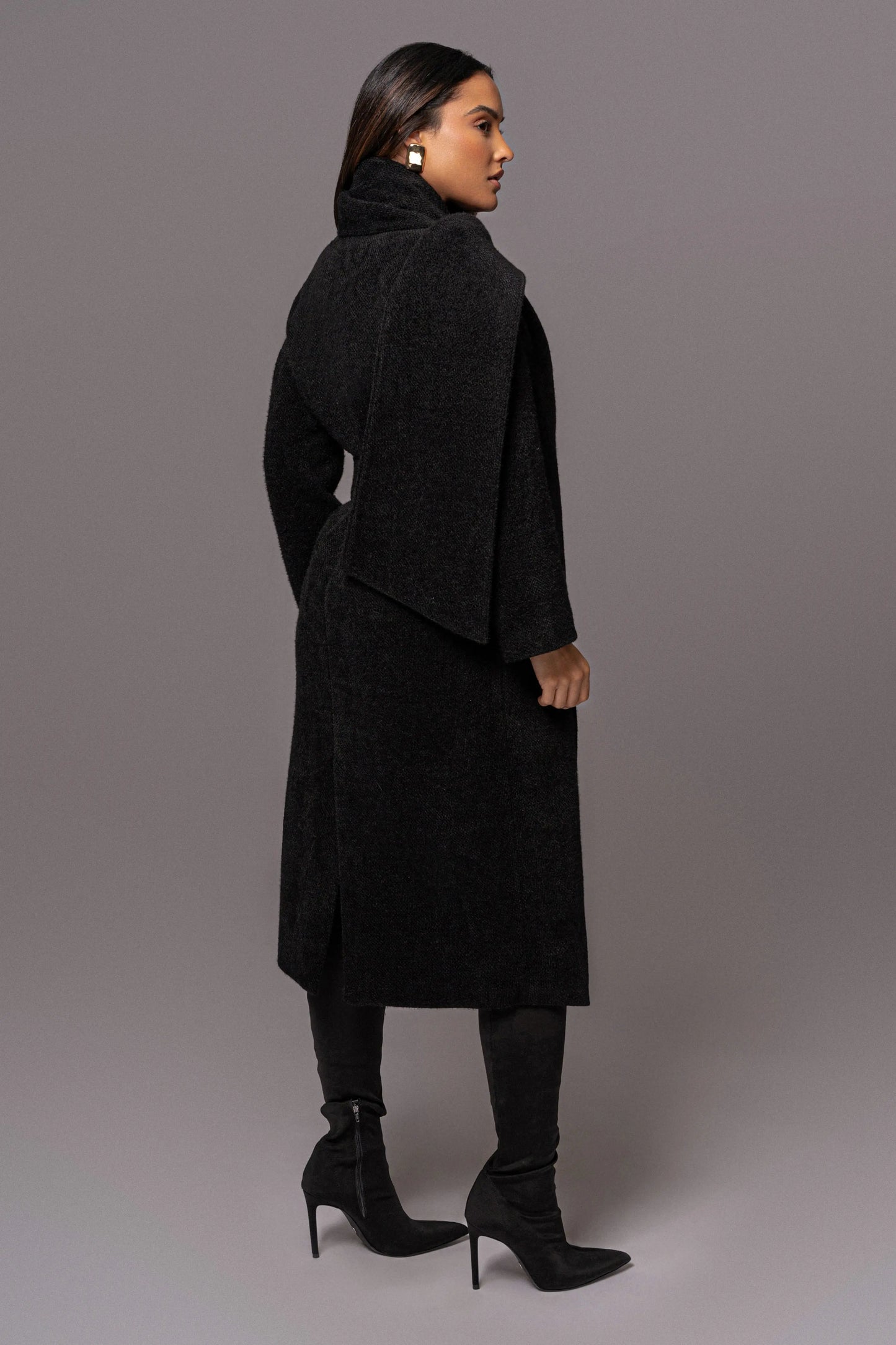 Black Jonah Coat JLUXLABEL