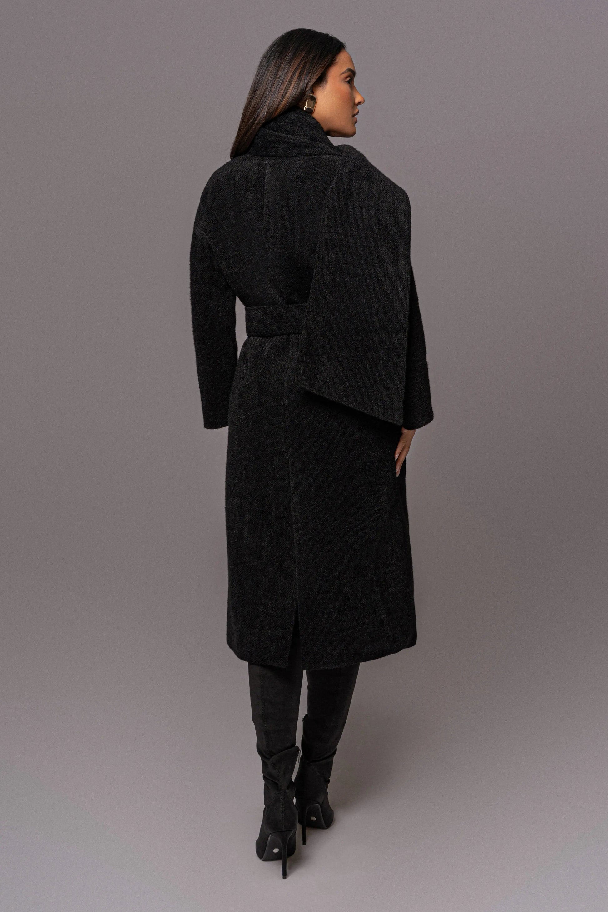 Black Jonah Coat JLUXLABEL