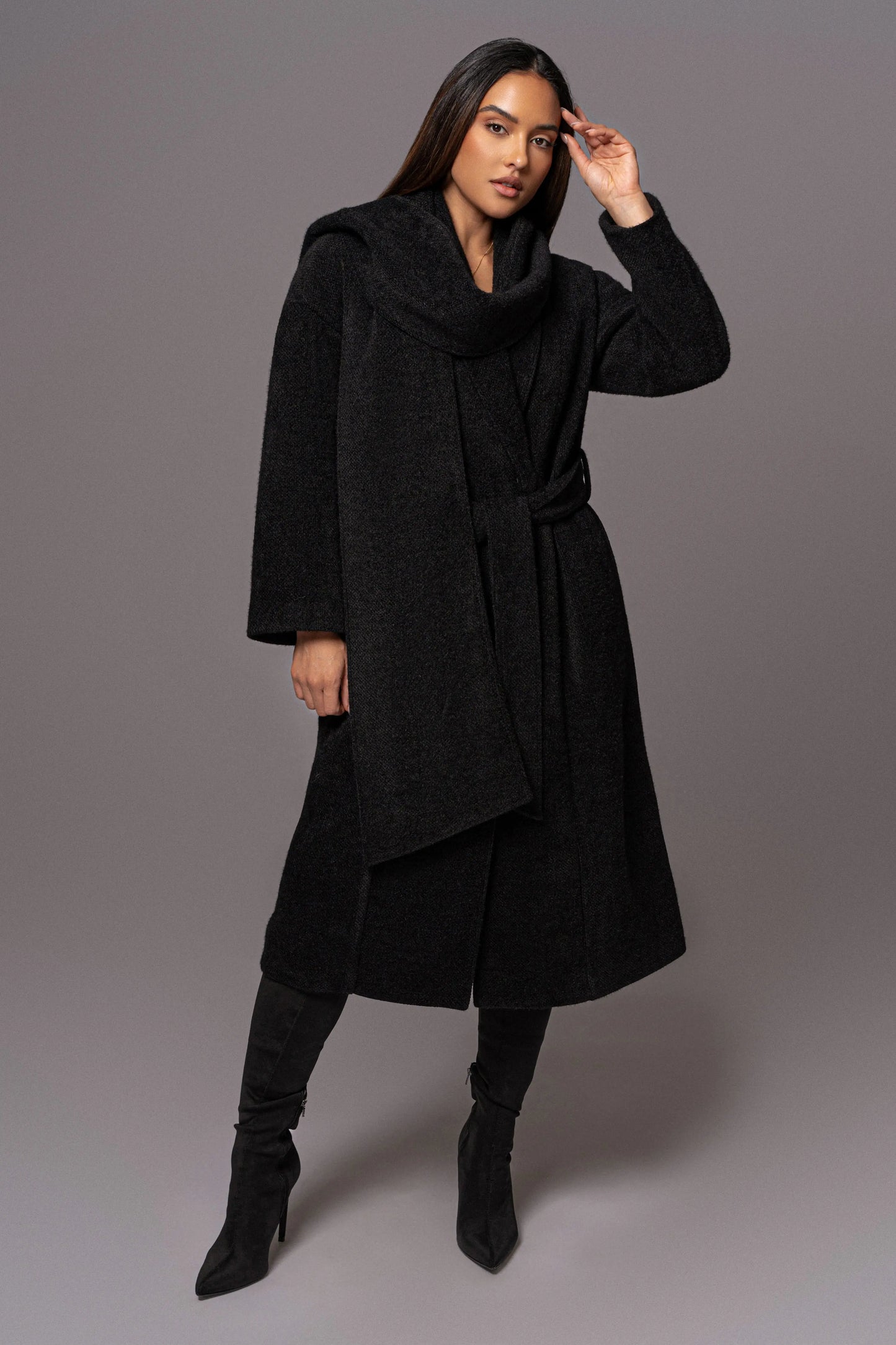 Black Jonah Coat JLUXLABEL