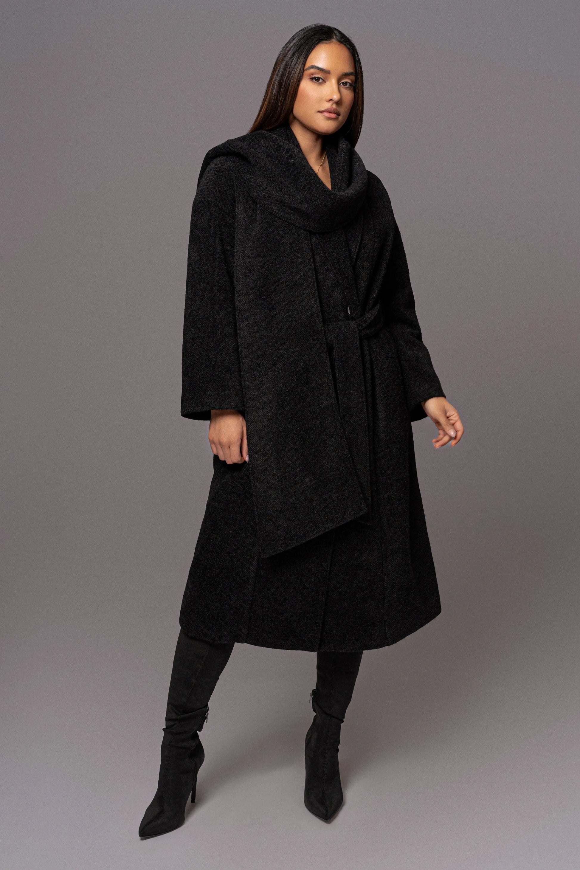 Black Jonah Coat JLUXLABEL