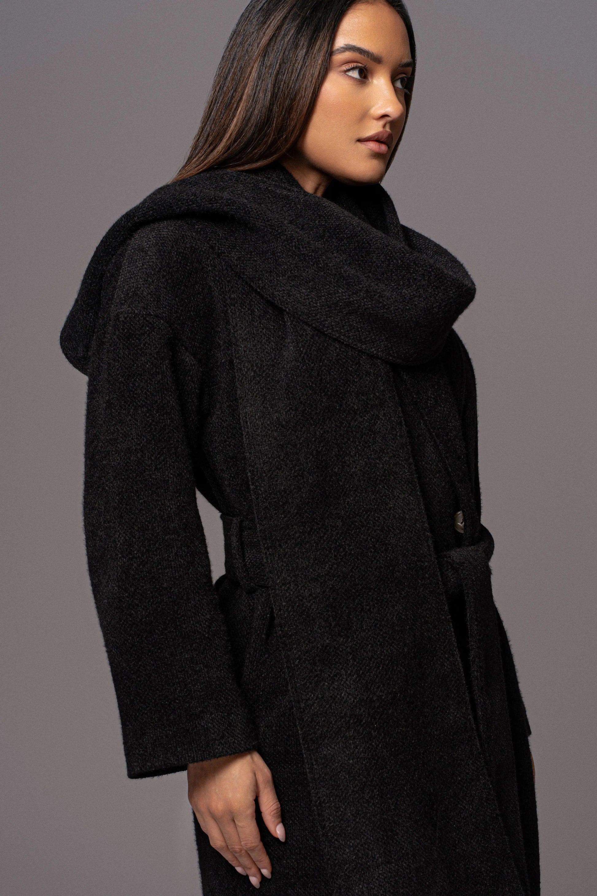 Black Jonah Coat JLUXLABEL