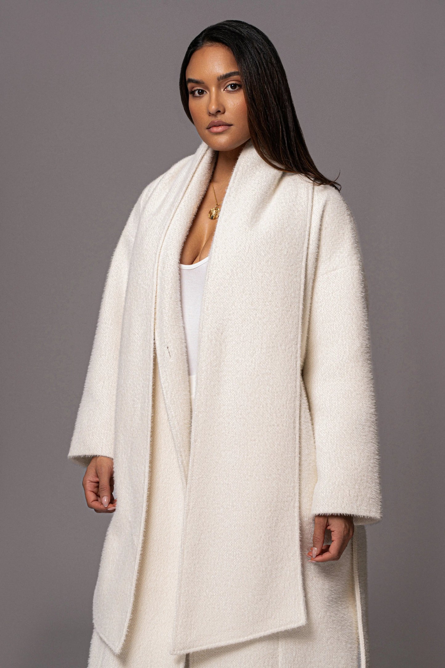 Ivory Jonah Coat JLUXLABEL