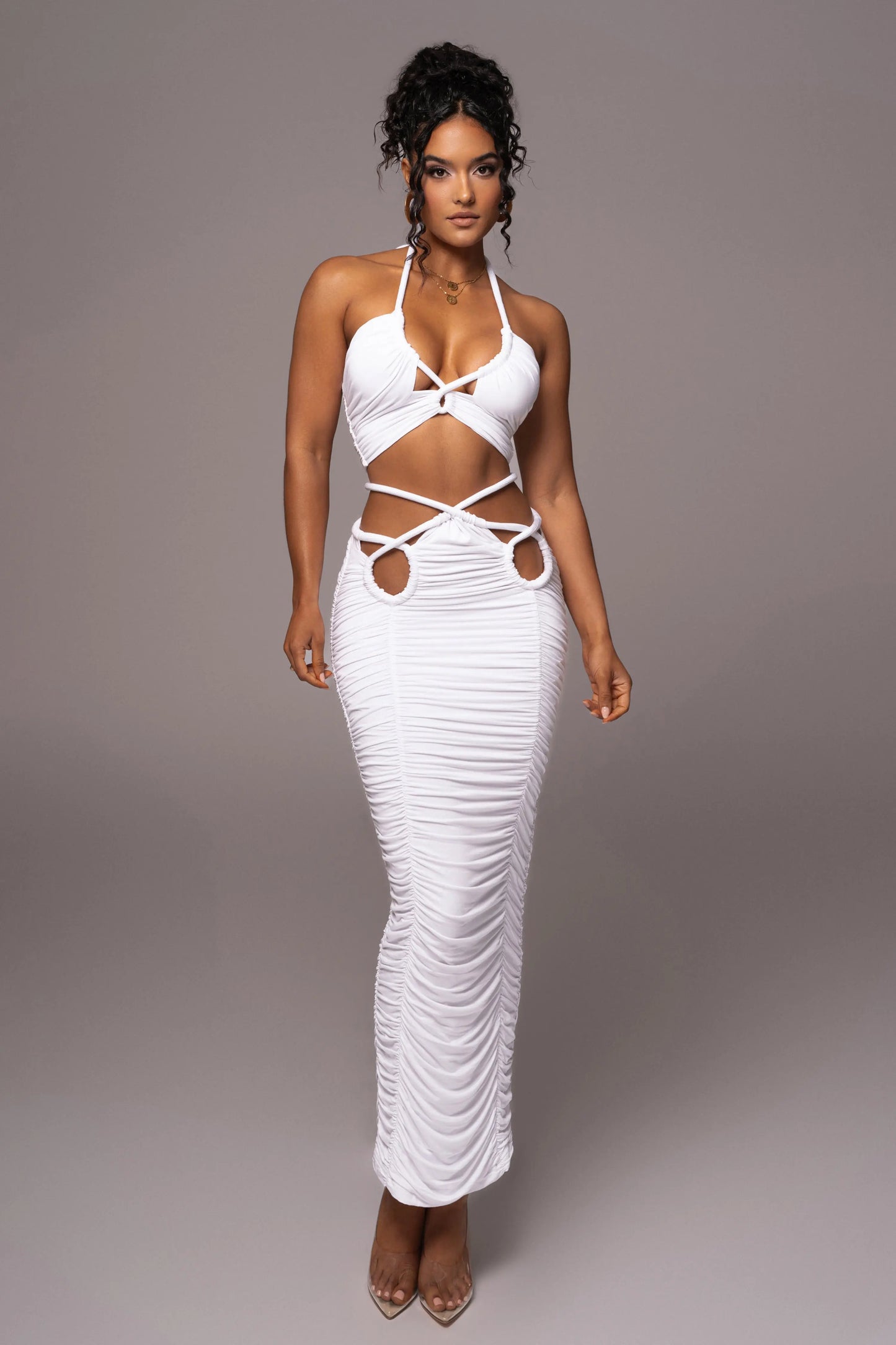 Ivory Go The Distance Skirt Set JLUXLABEL