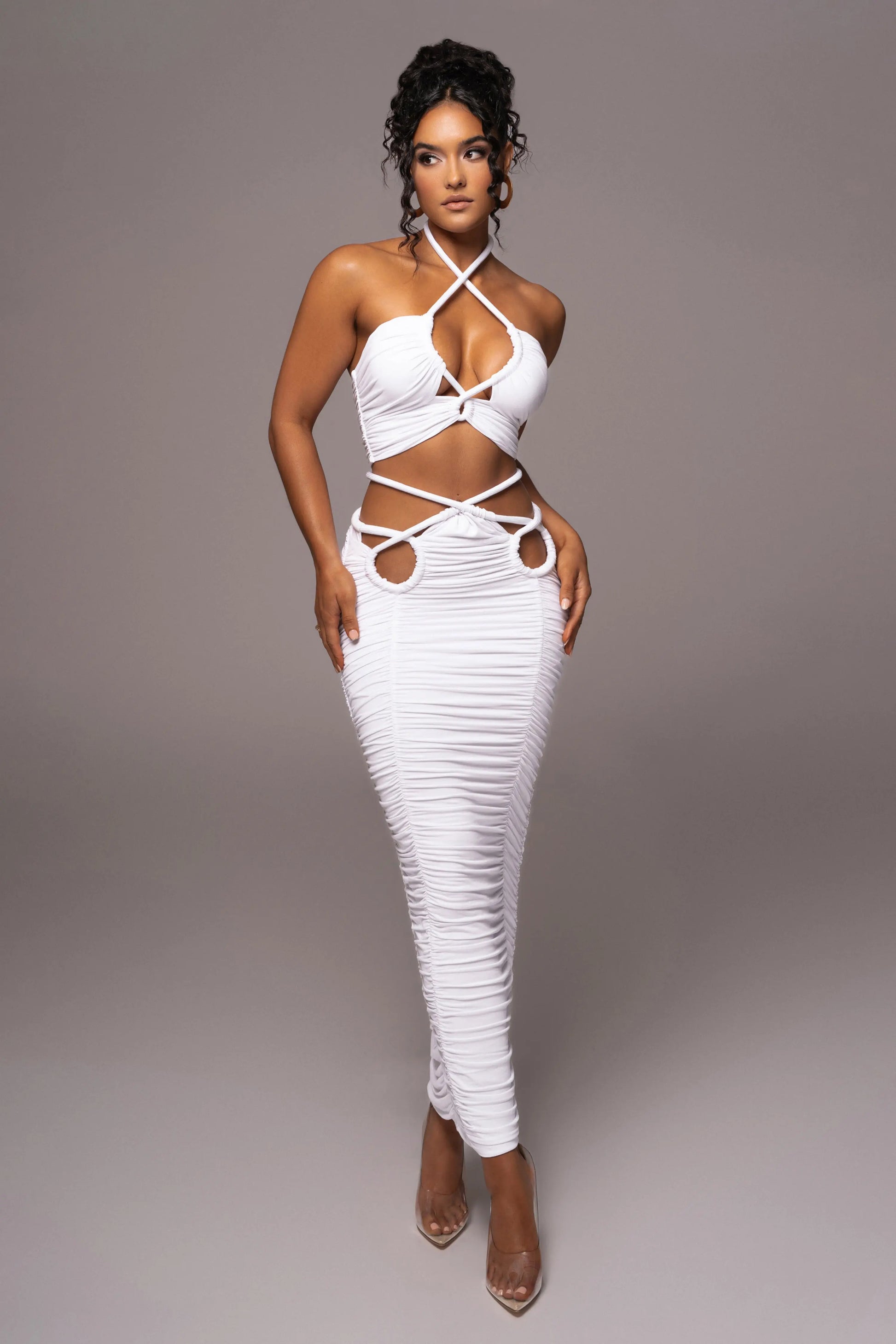 Ivory Go The Distance Skirt Set JLUXLABEL