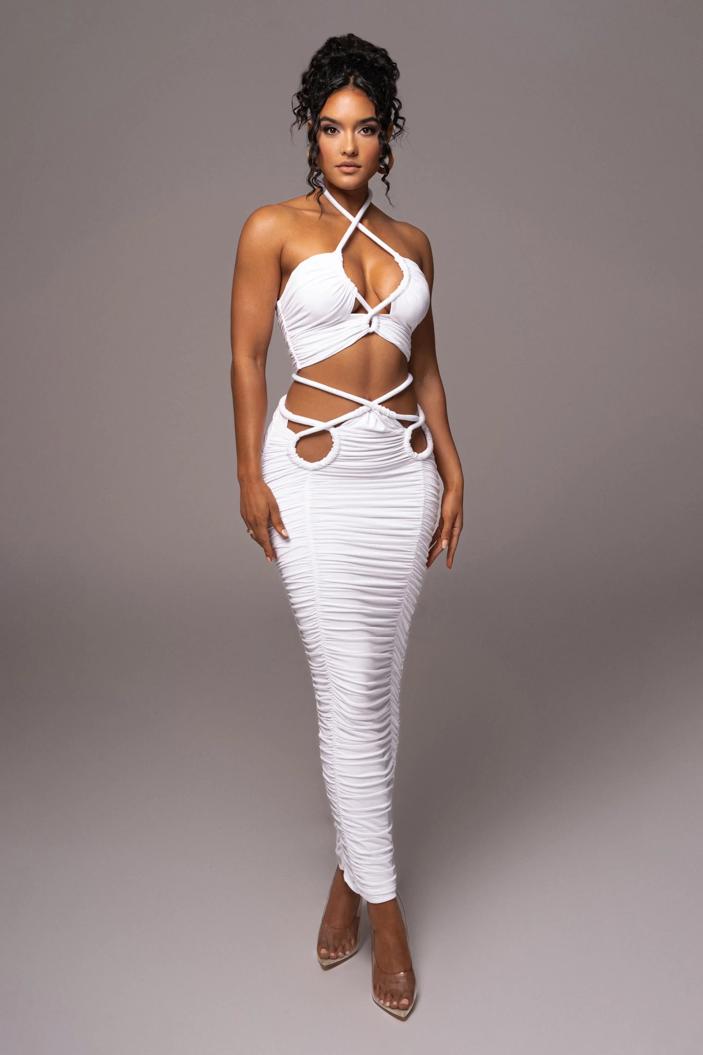 Ivory Go The Distance Skirt Set JLUXLABEL
