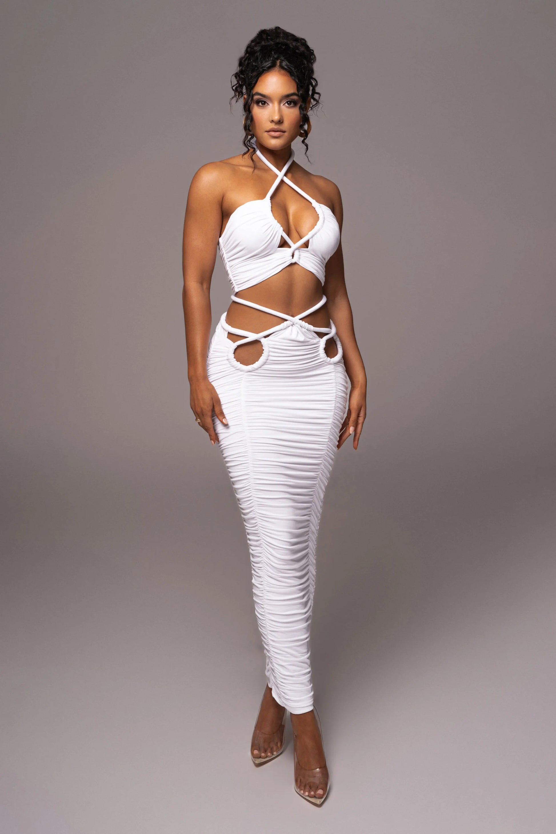 Ivory Go The Distance Skirt Set JLUXLABEL
