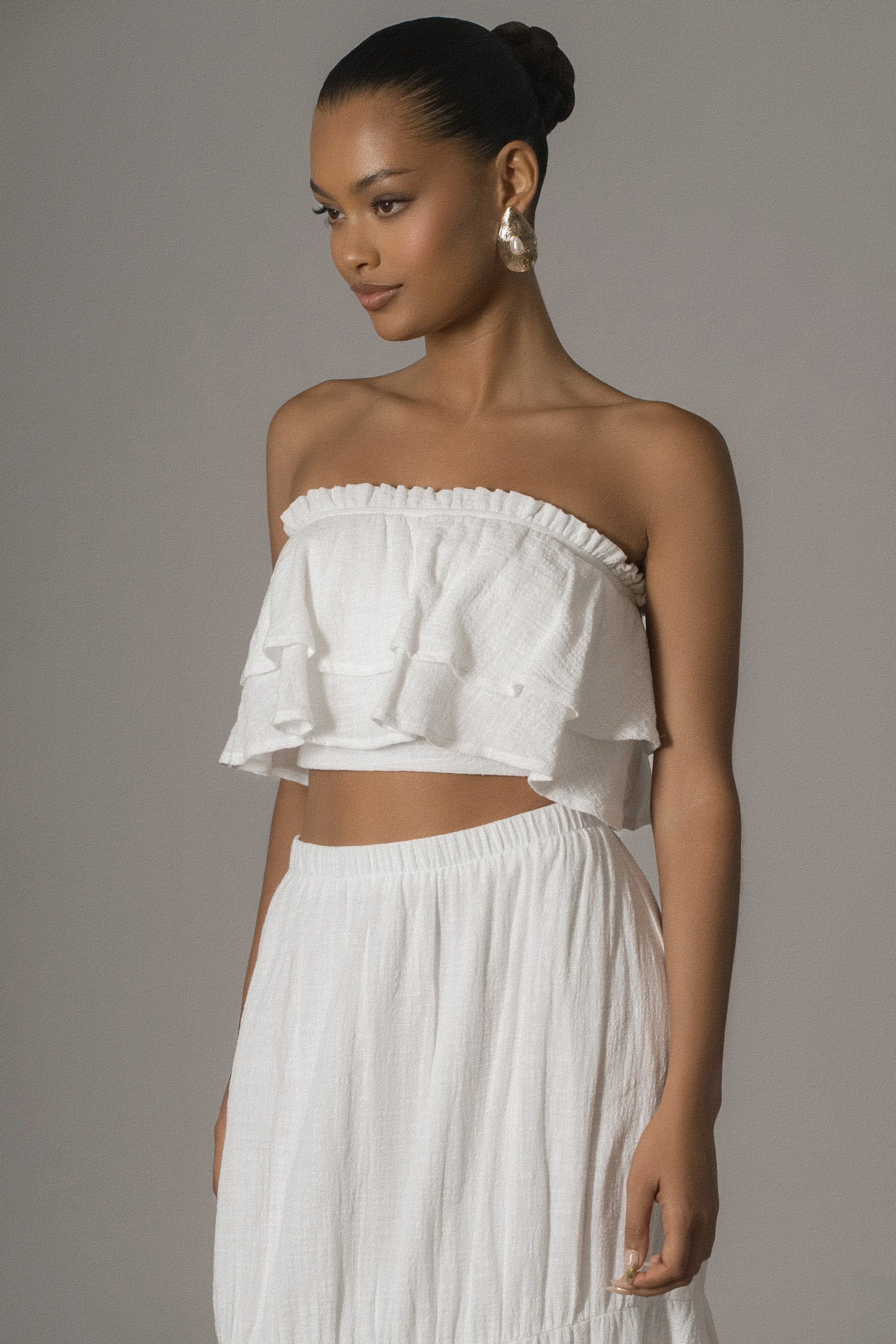 White By The Sea Skirt Set JLUXLABEL