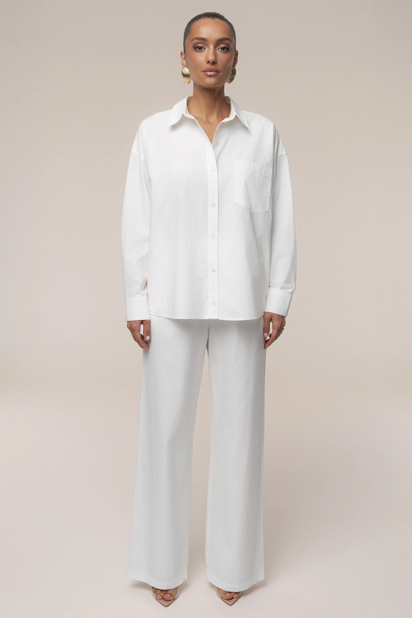 Ivory Leon Poplin Shirt JLUXLABEL