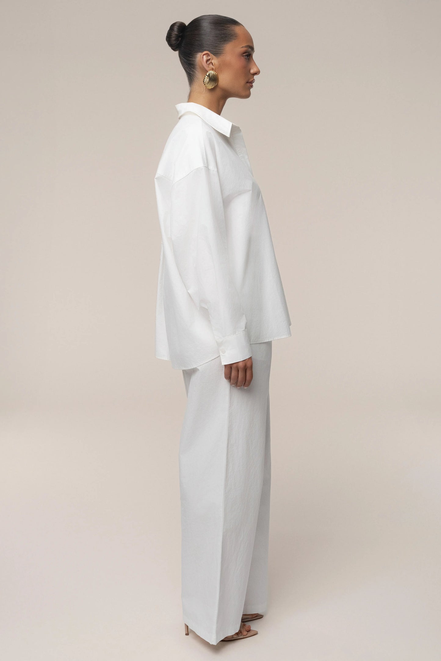 Ivory Leon Poplin Pant JLUXLABEL