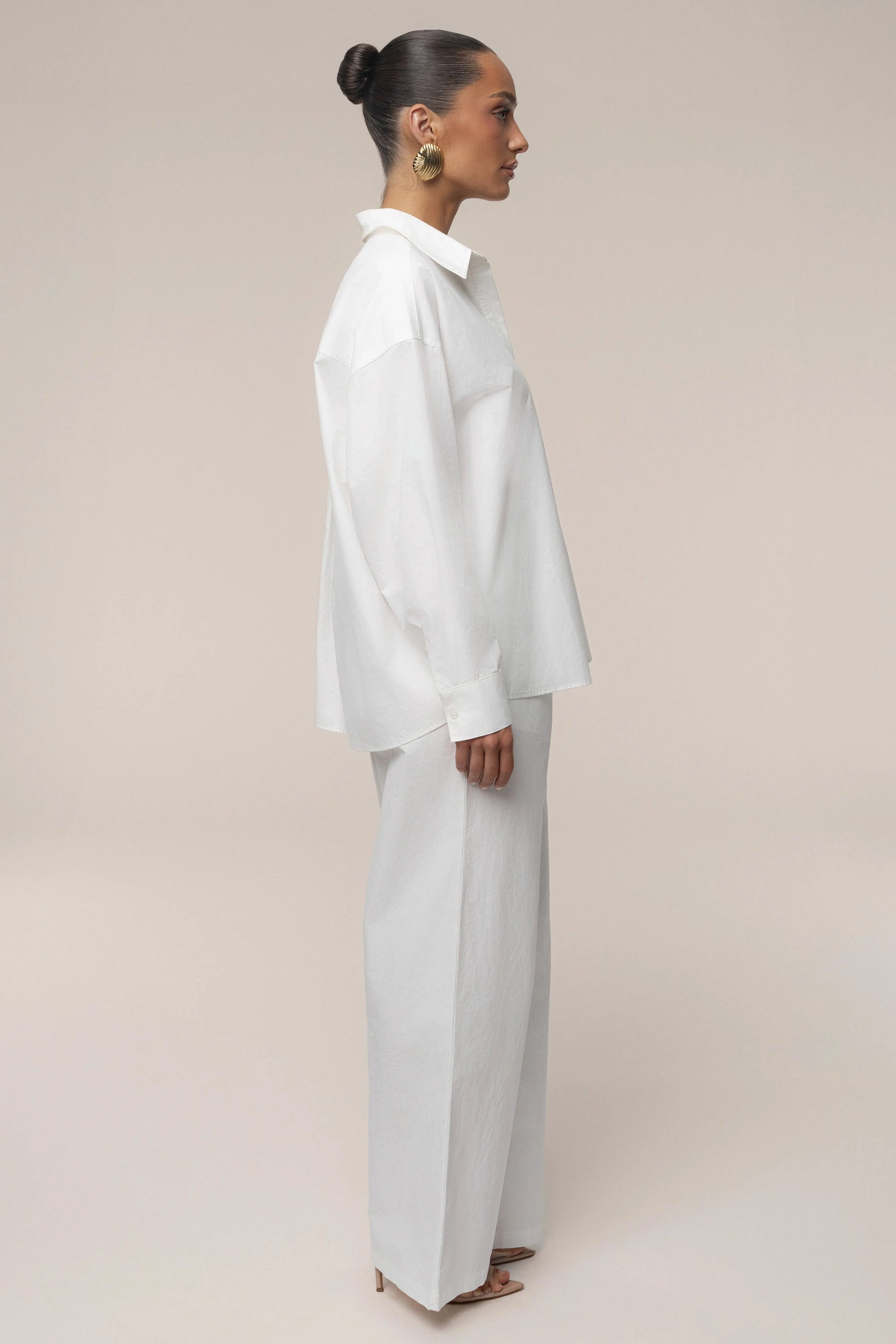 Ivory Leon Poplin Pant JLUXLABEL
