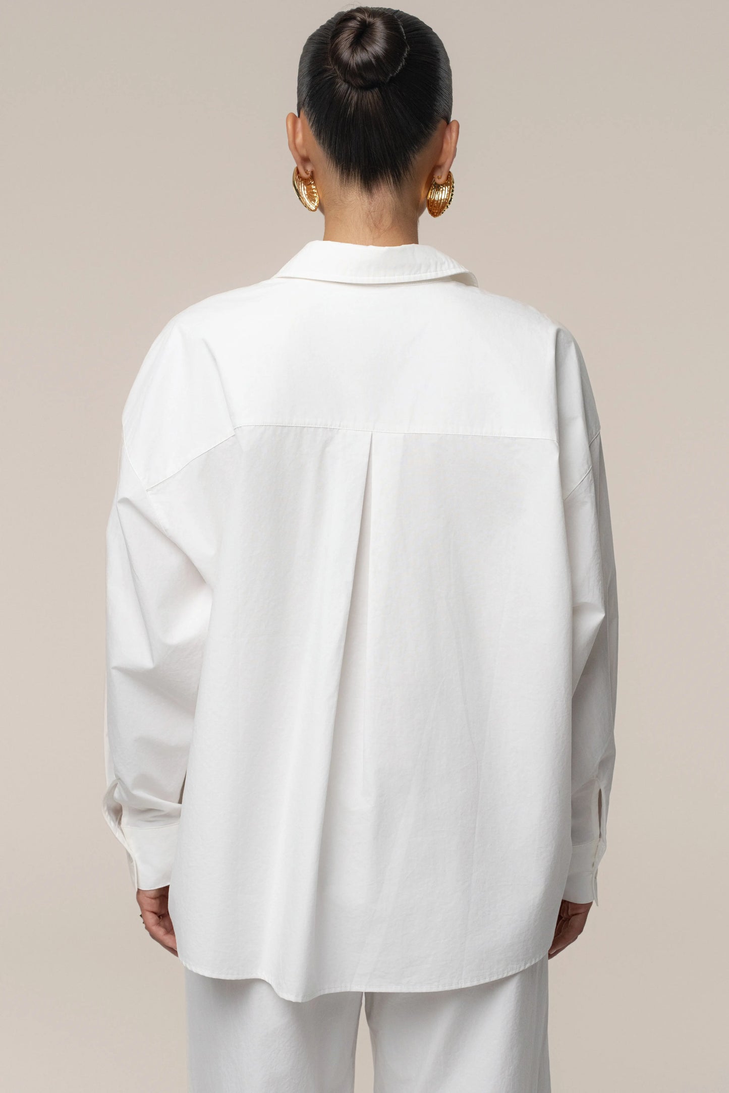 Ivory Leon Poplin Shirt JLUXLABEL