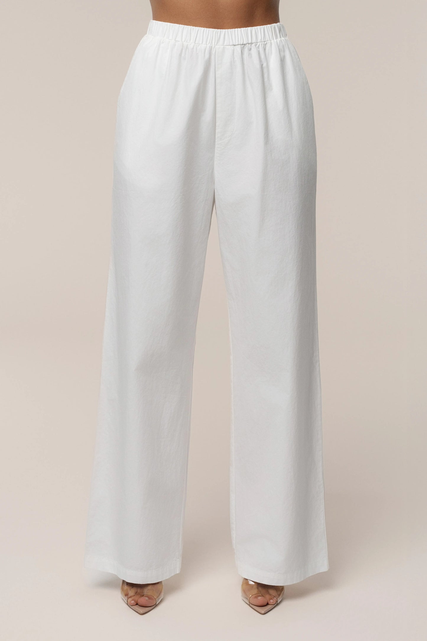 Ivory Leon Poplin Pant JLUXLABEL