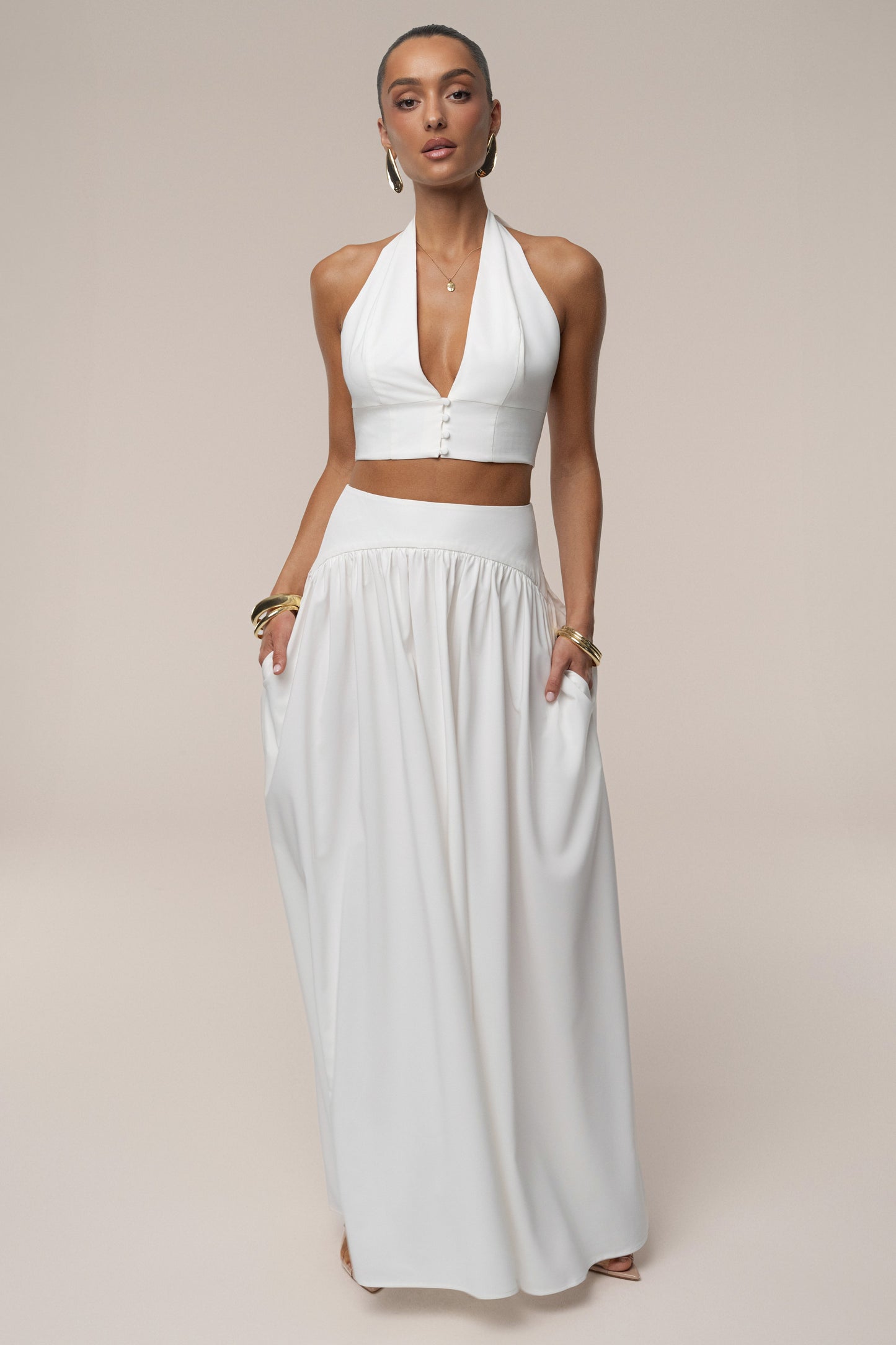 PRE-ORDER Ivory Haven Skirt Set JLUXLABEL