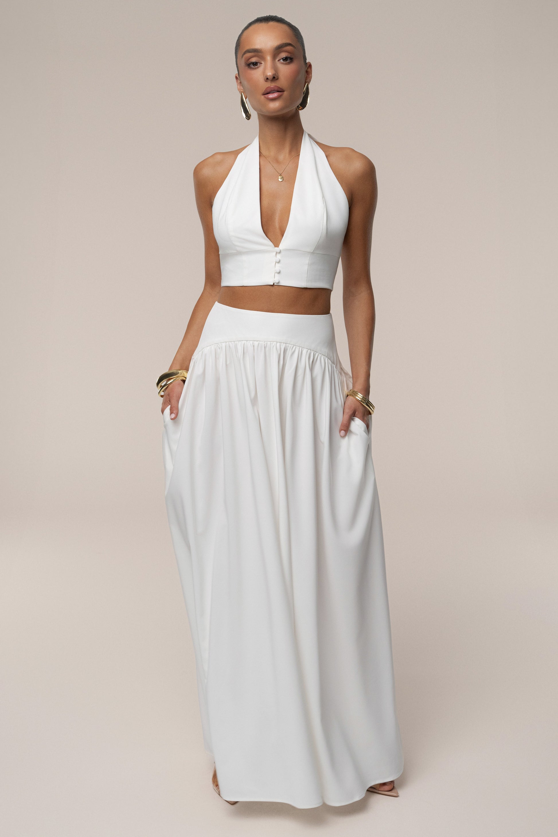 PRE-ORDER Ivory Haven Skirt Set JLUXLABEL