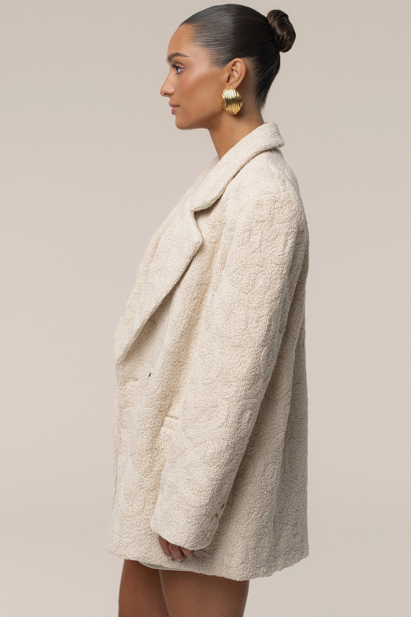 Ecru Avenue Oversize Blazer JLUXLABEL