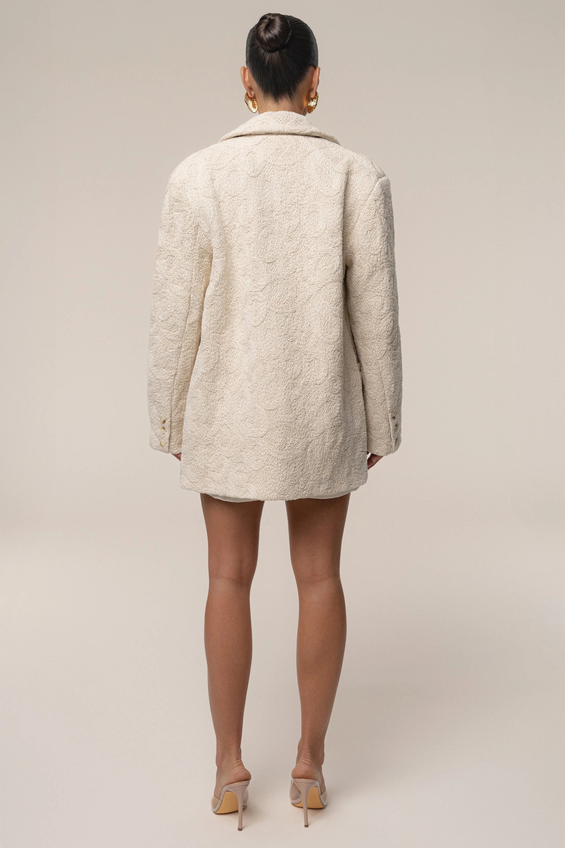 Ecru Avenue Oversize Blazer JLUXLABEL