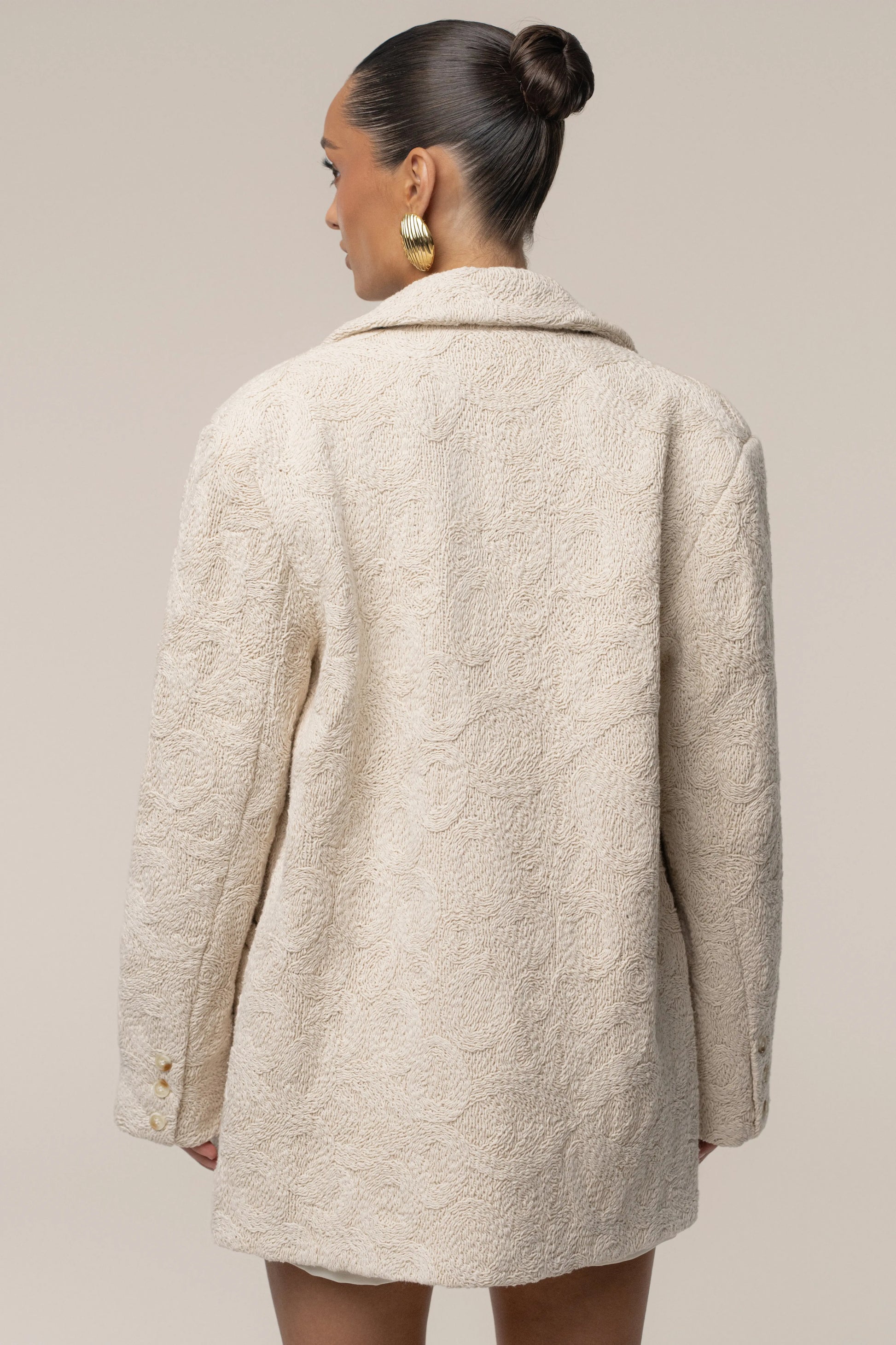 Ecru Avenue Oversize Blazer JLUXLABEL