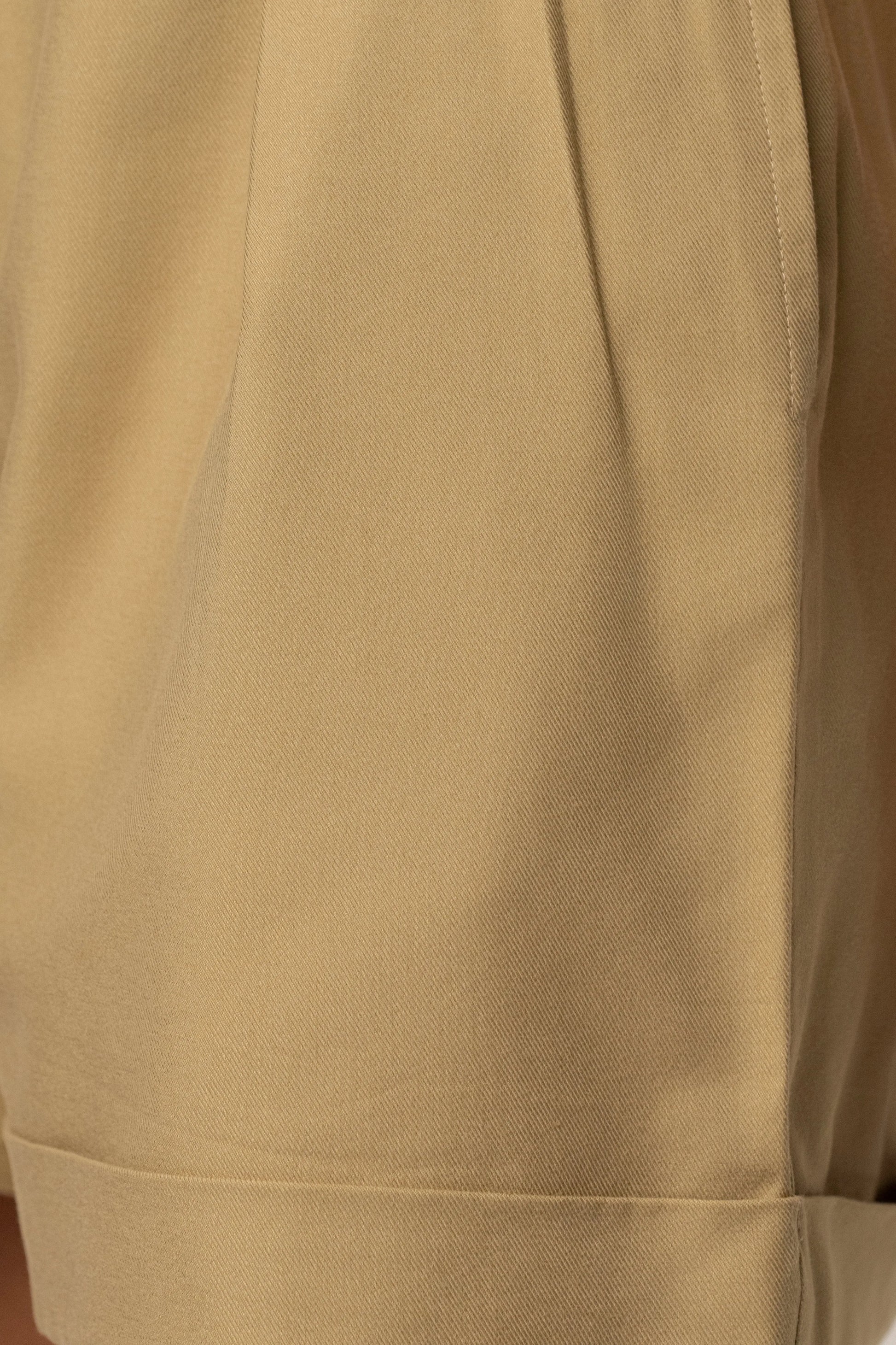 Tan Belted Cargo Shorts JLUXLABEL