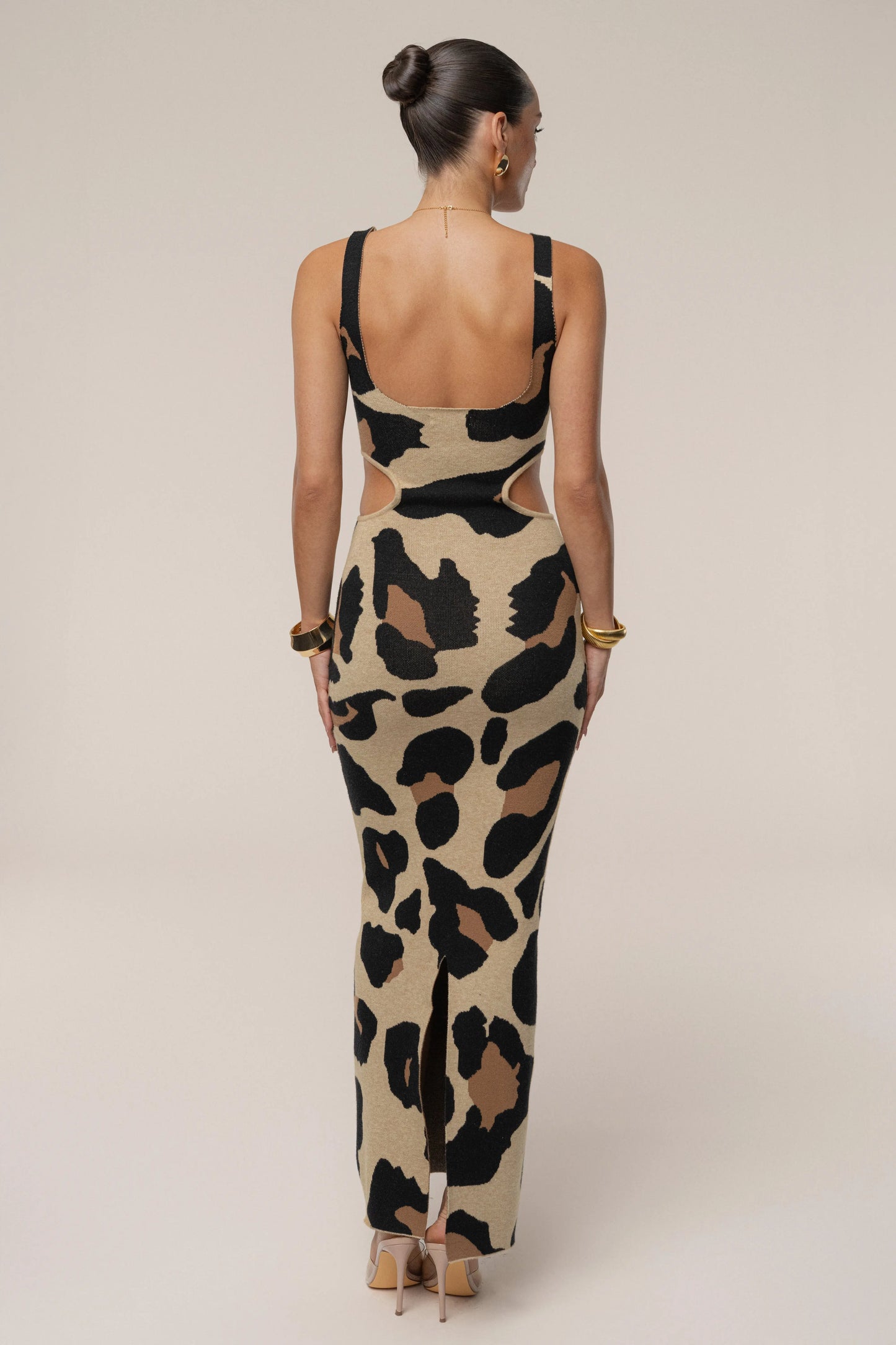 Leopard Zahara Print Maxi Dress JLUXLABEL