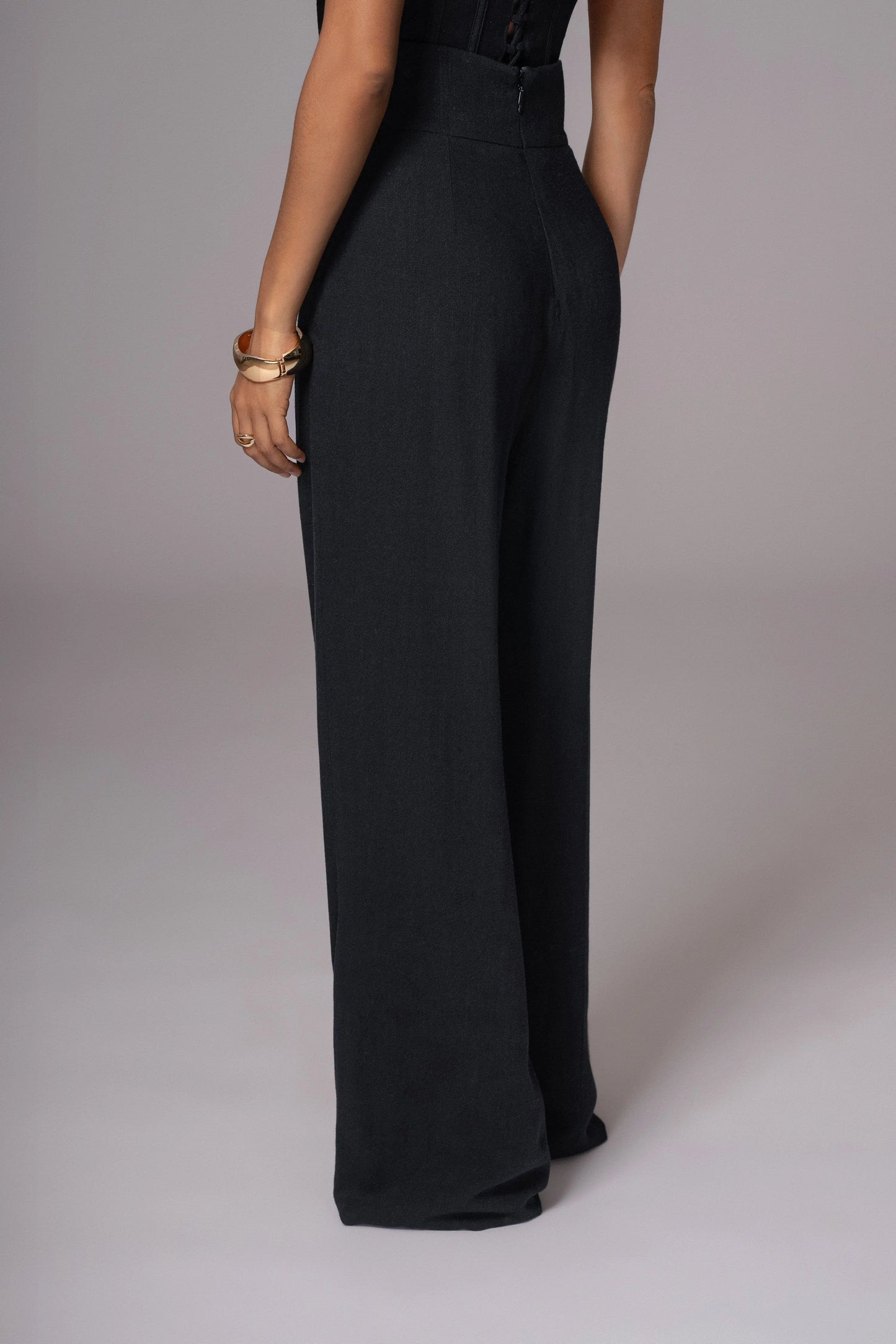 Black Explorer Linen Pants JLUXLABEL