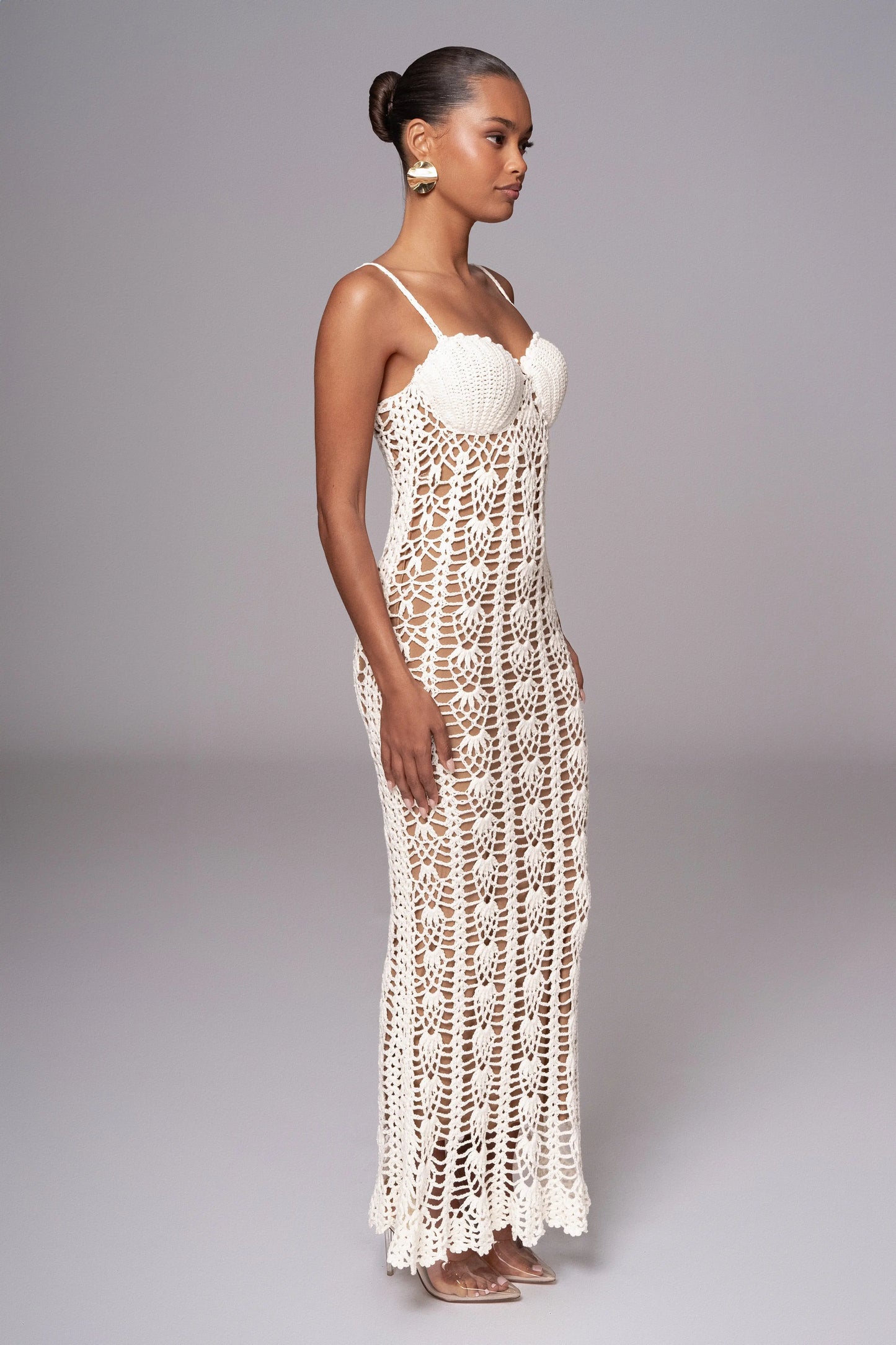 Ivory Odyssey Maxi Dress JLUXLABEL