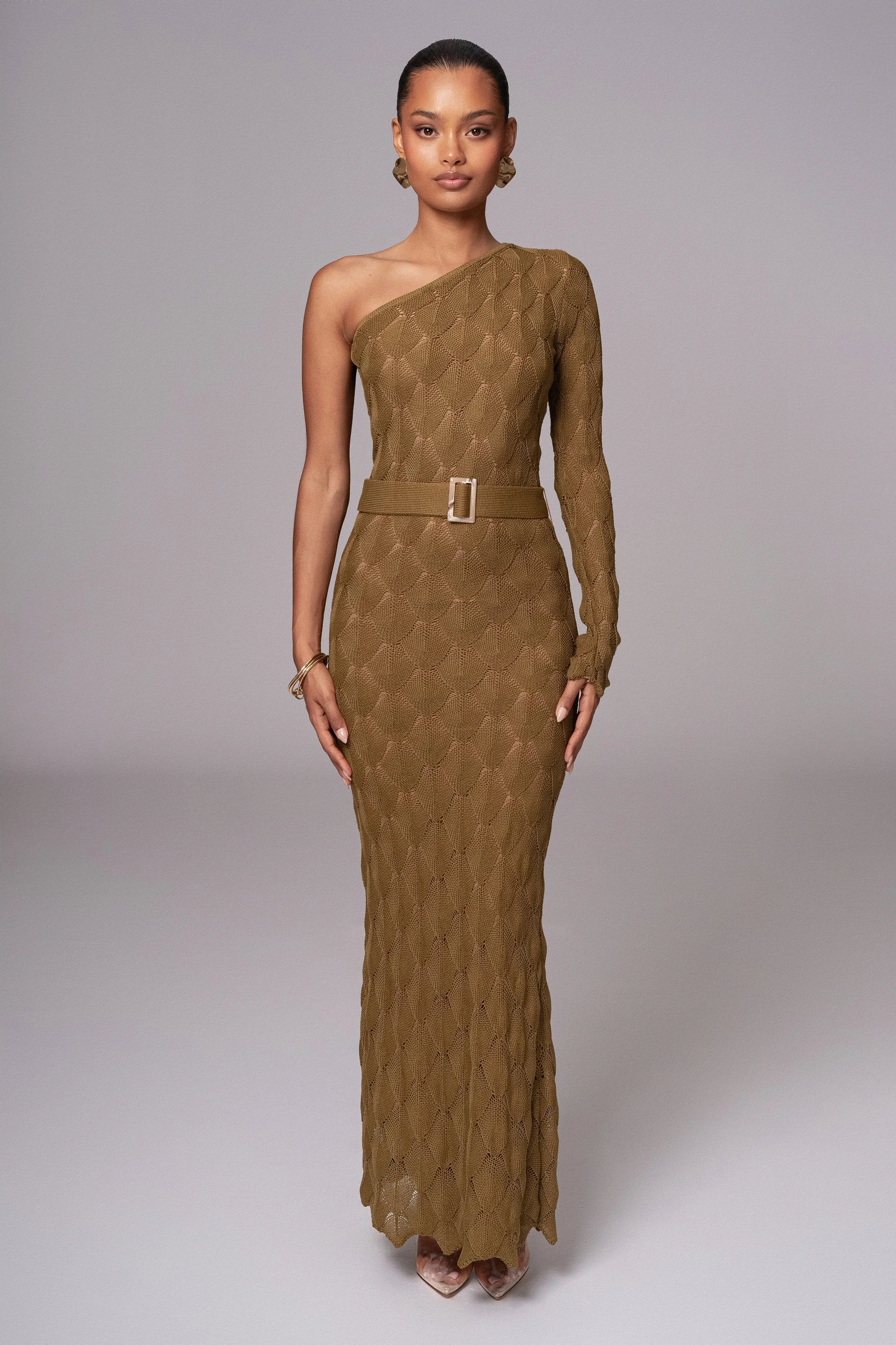 Olive La Costa One Shoulder Dress JLUXLABEL