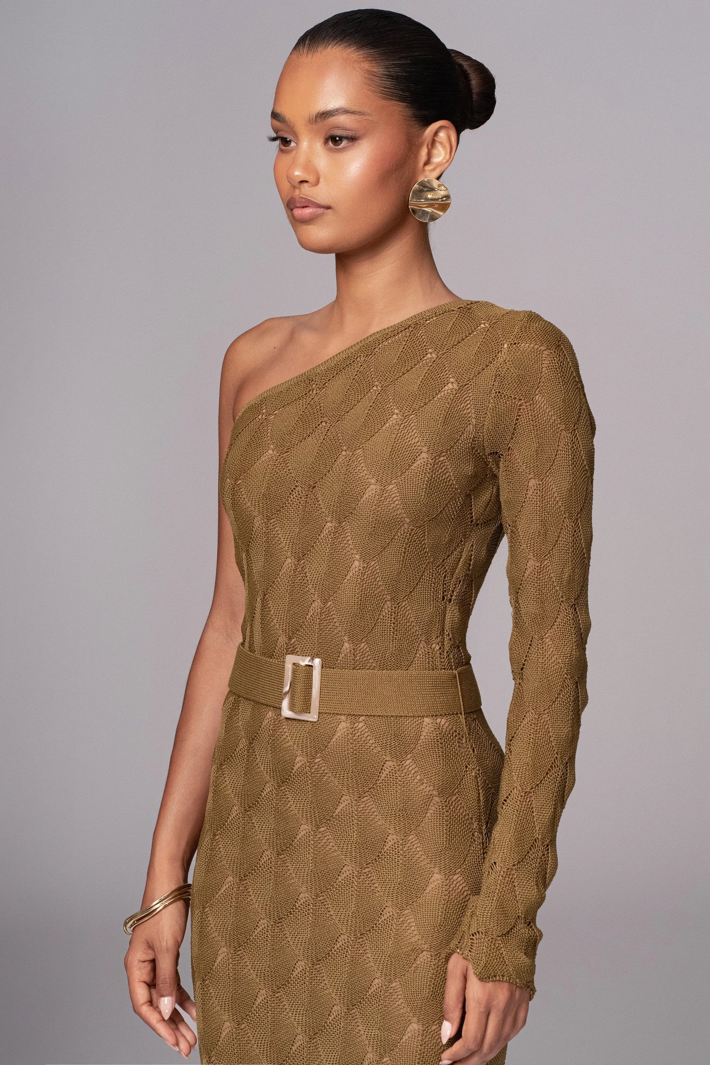Olive La Costa One Shoulder Dress JLUXLABEL