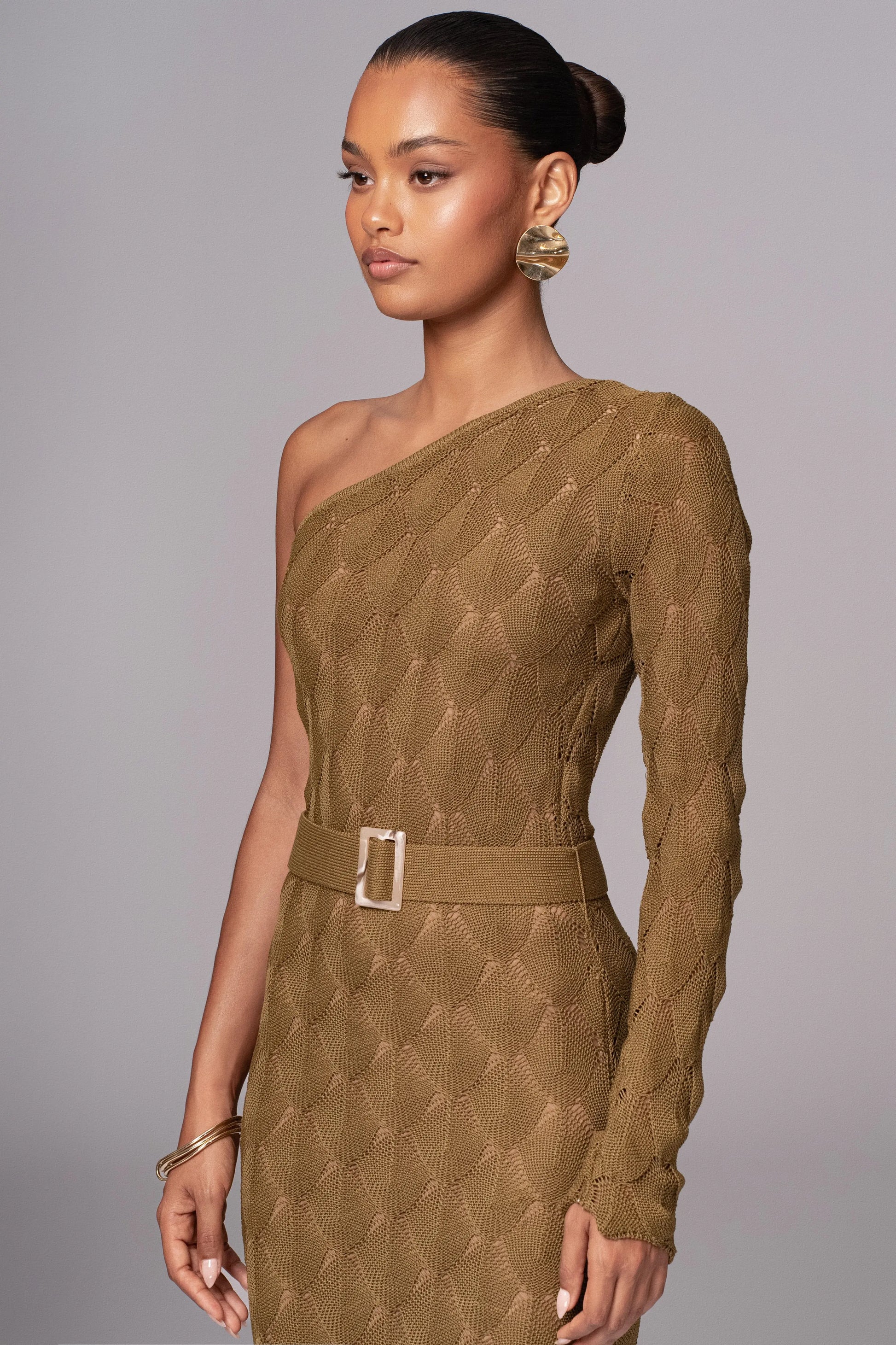 Olive La Costa One Shoulder Dress JLUXLABEL