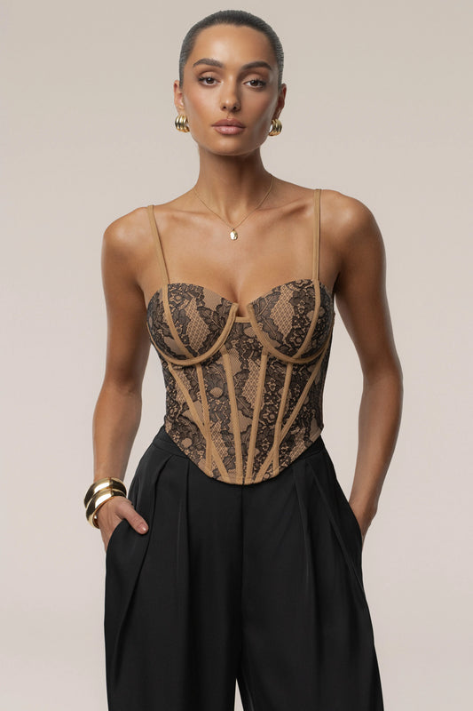 Black Desire Lace Corset JLUXLABEL