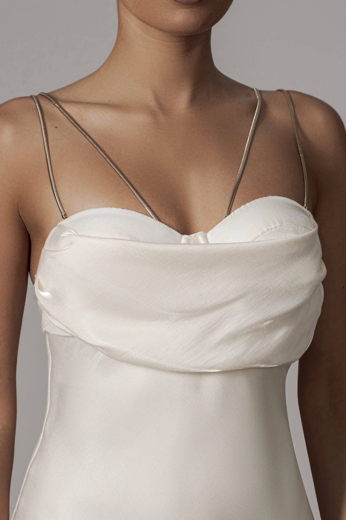 White Iridescent Visions Of You Dress JLUXLABEL