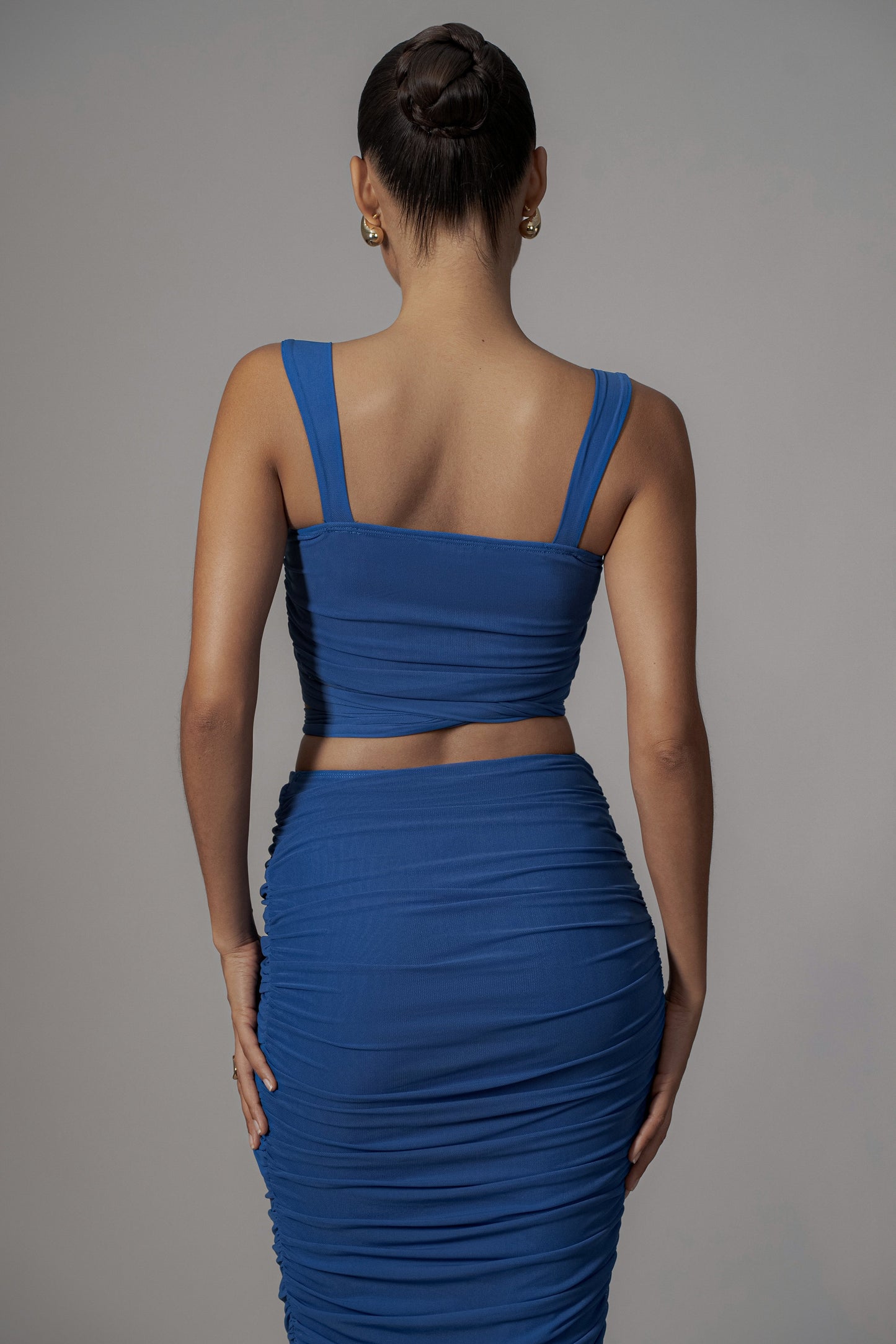 Royal Blue Extend Your Stay Skirt Set