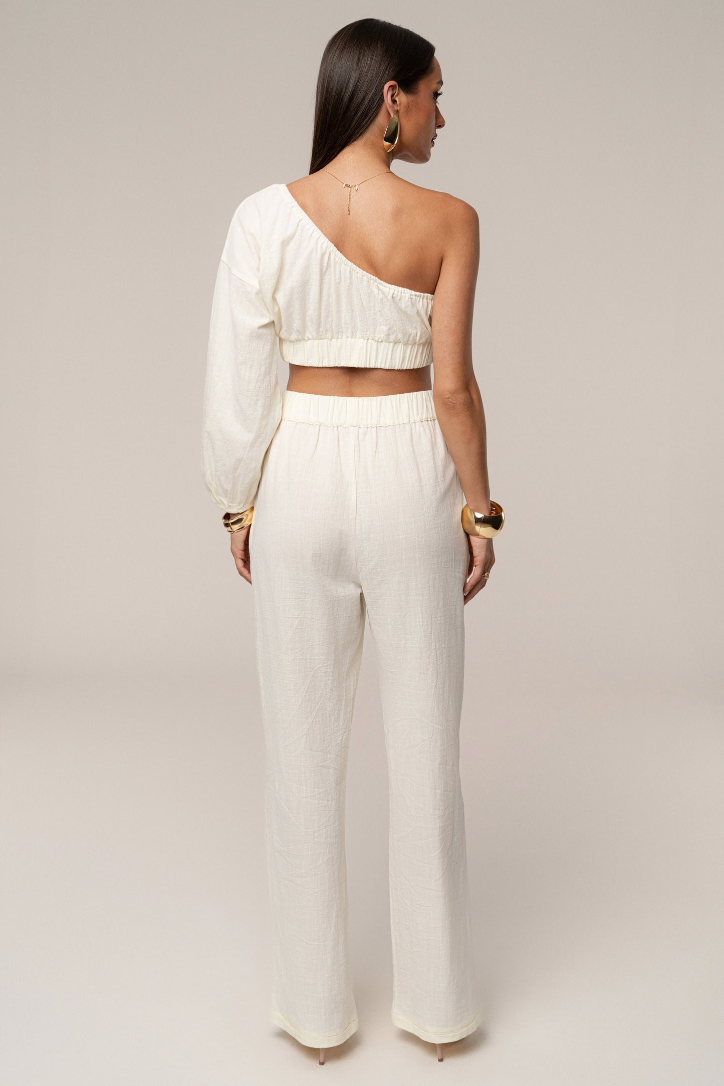 Ivory Coastal Tide Pant Set