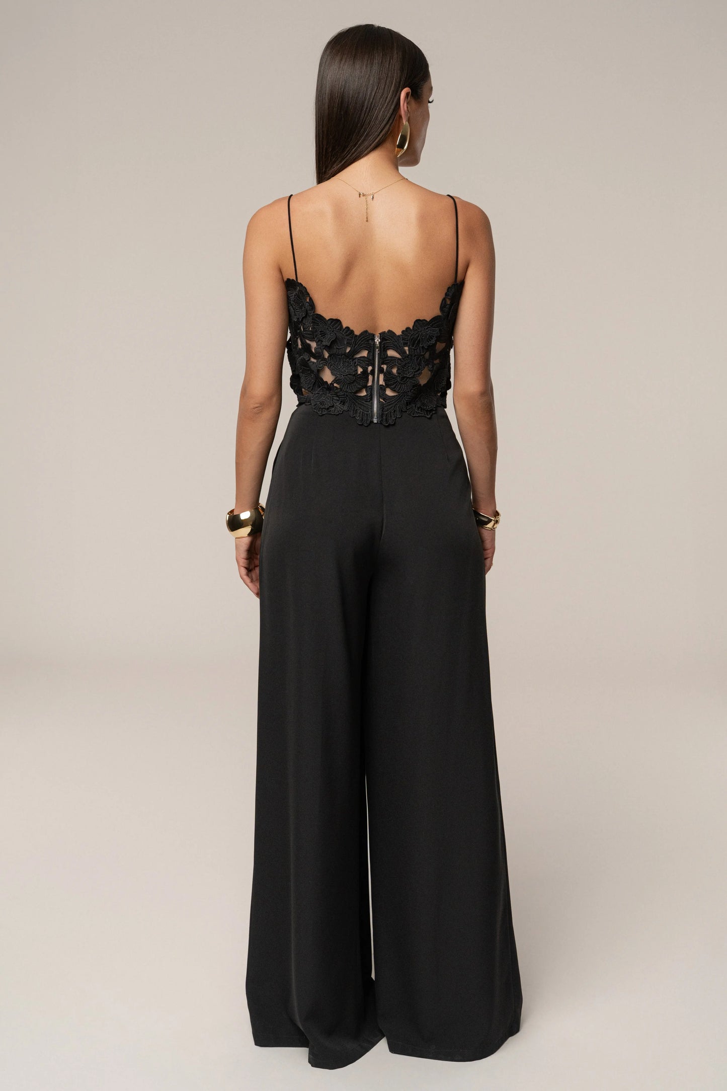 Black Anahi Embroidered Top JLUXLABEL