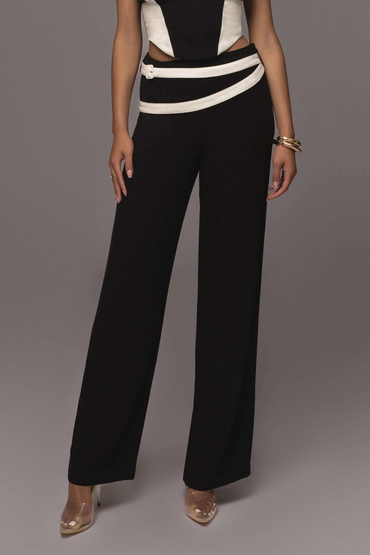 Black Palm Beach Belted Linen Pants JLUXLABEL