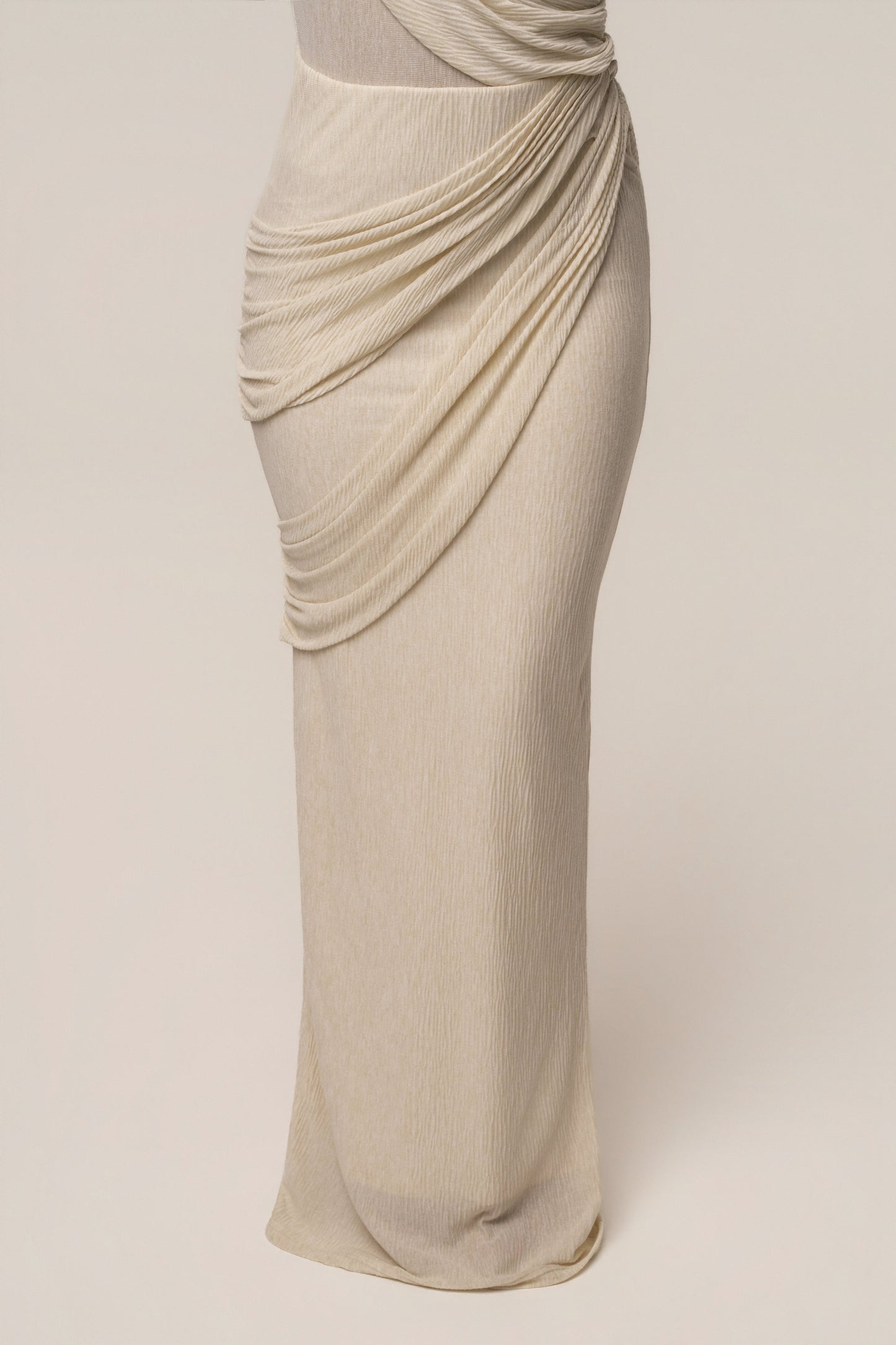 Ivory Paradise Hills Maxi Skirt JLUXLABEL