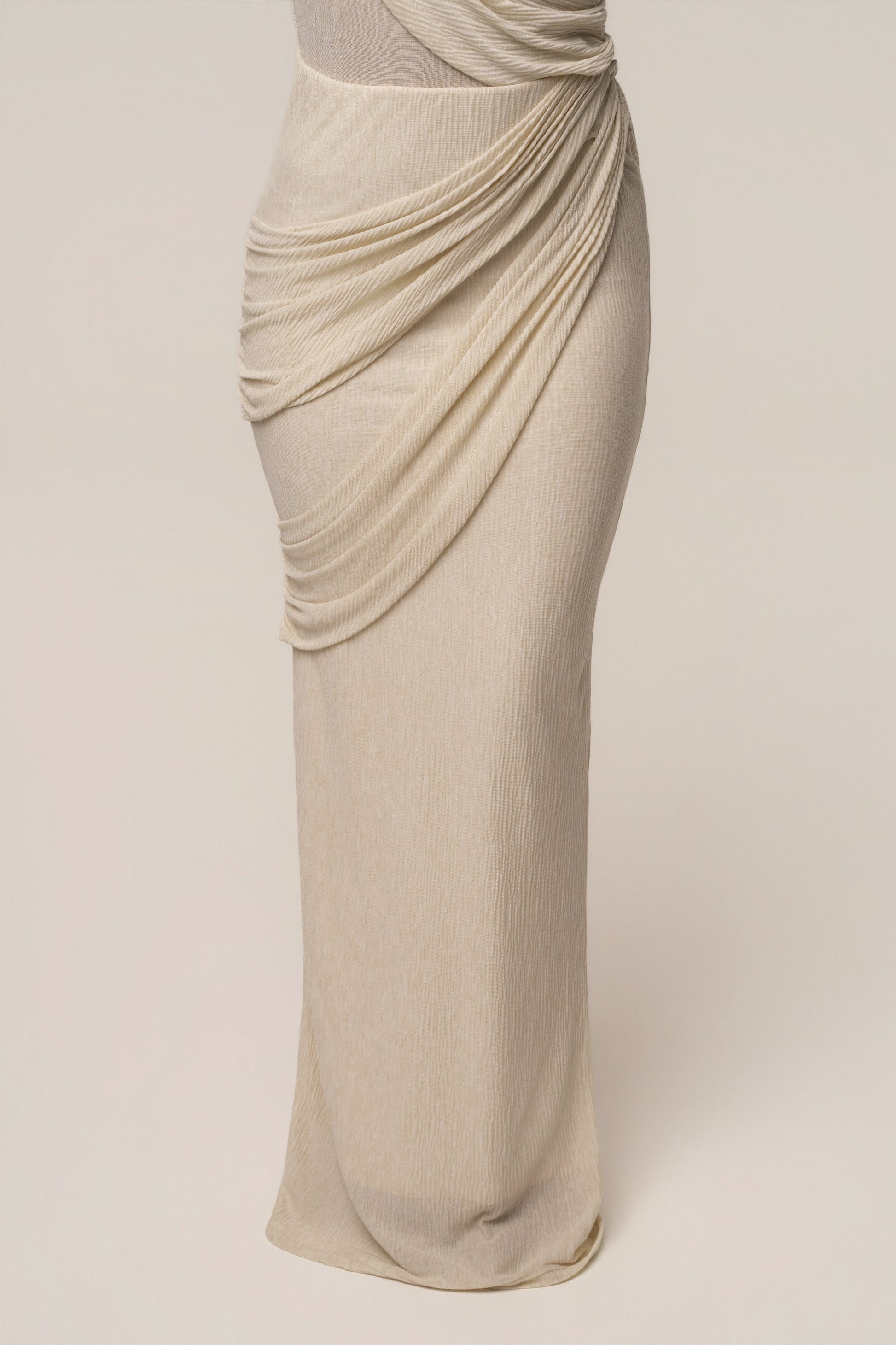 Ivory Paradise Hills Maxi Skirt JLUXLABEL