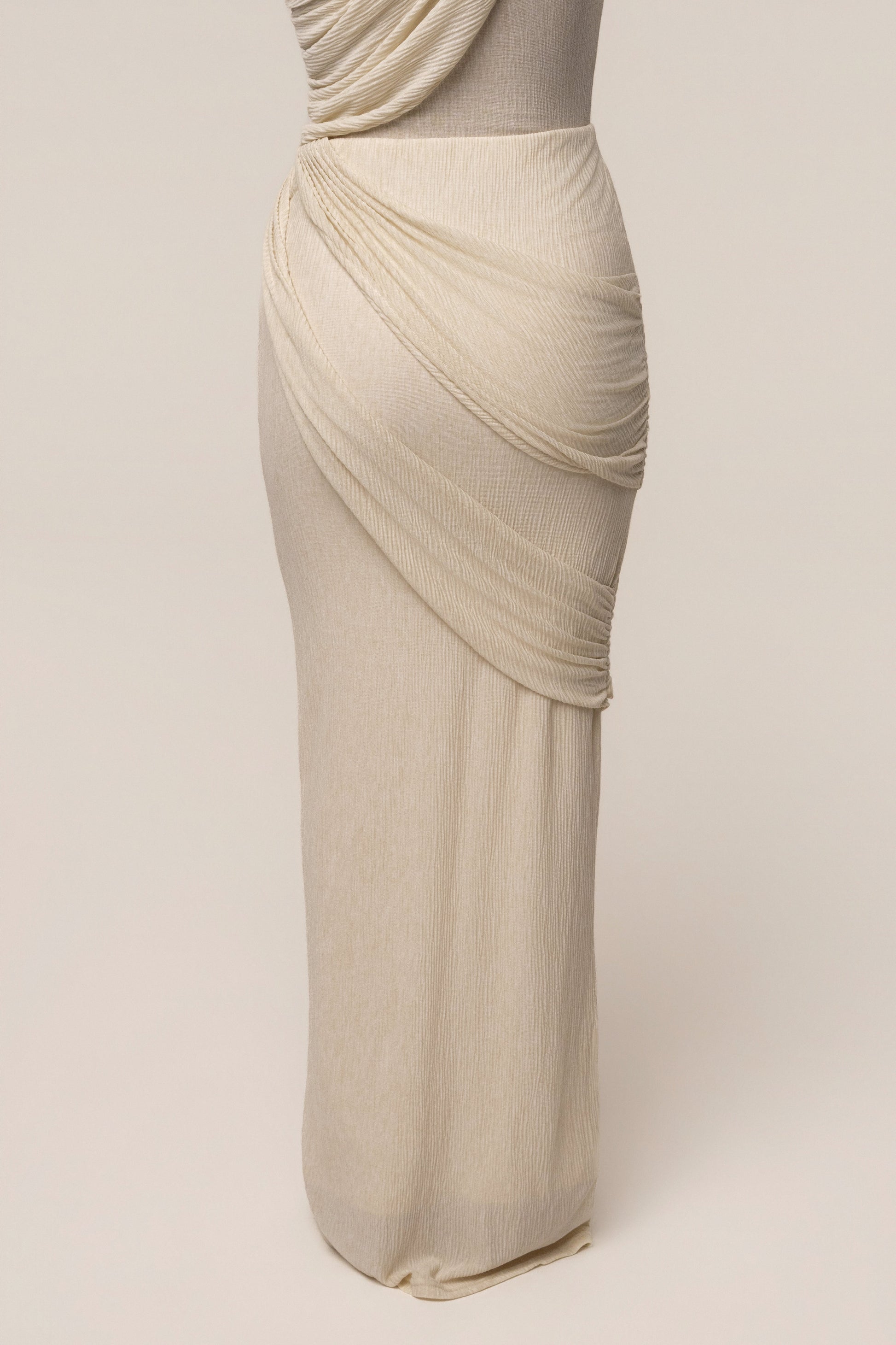 Ivory Paradise Hills Maxi Skirt JLUXLABEL