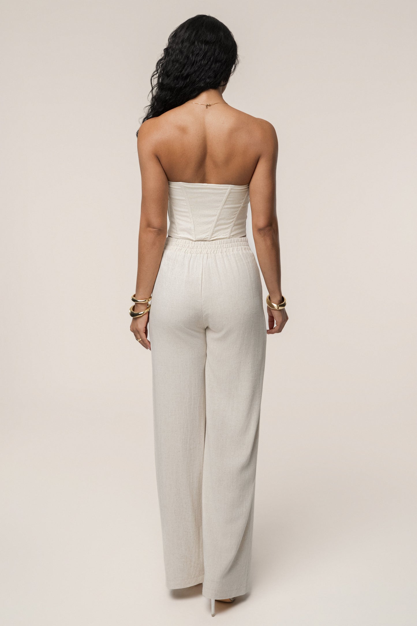 Natural New Obsession Draped Top