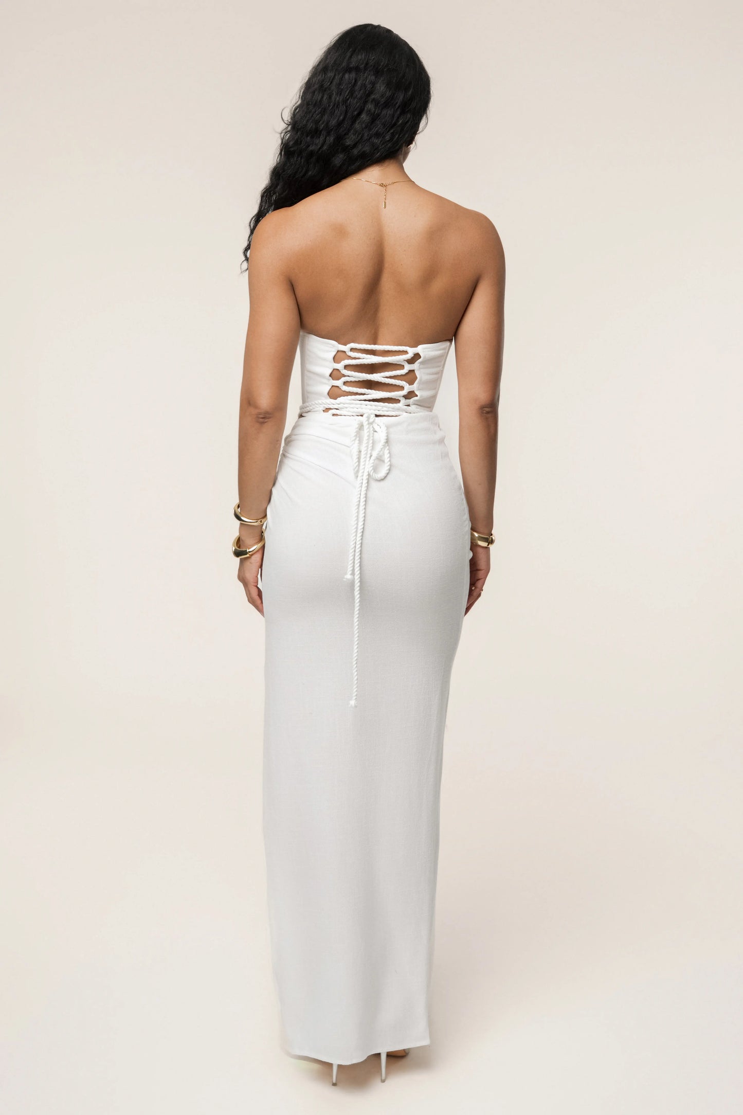 Natural Destination Linen Skirt Set JLUXLABEL