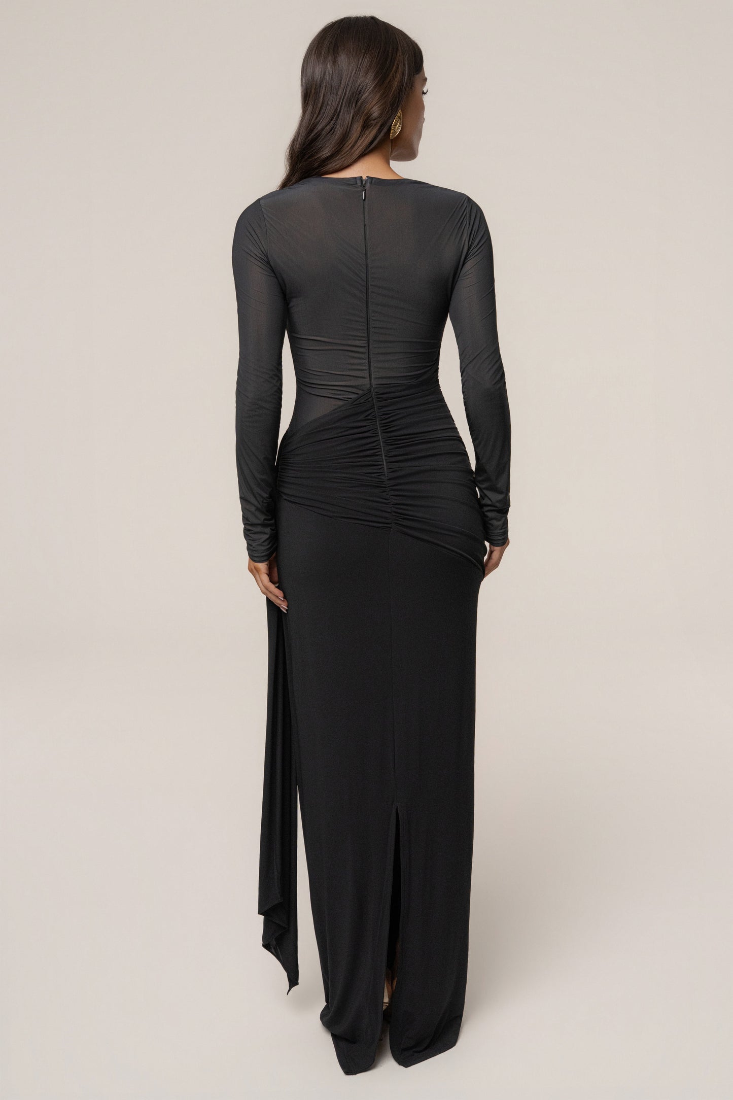 Black Halo Hour Maxi Dress JLUXLABEL