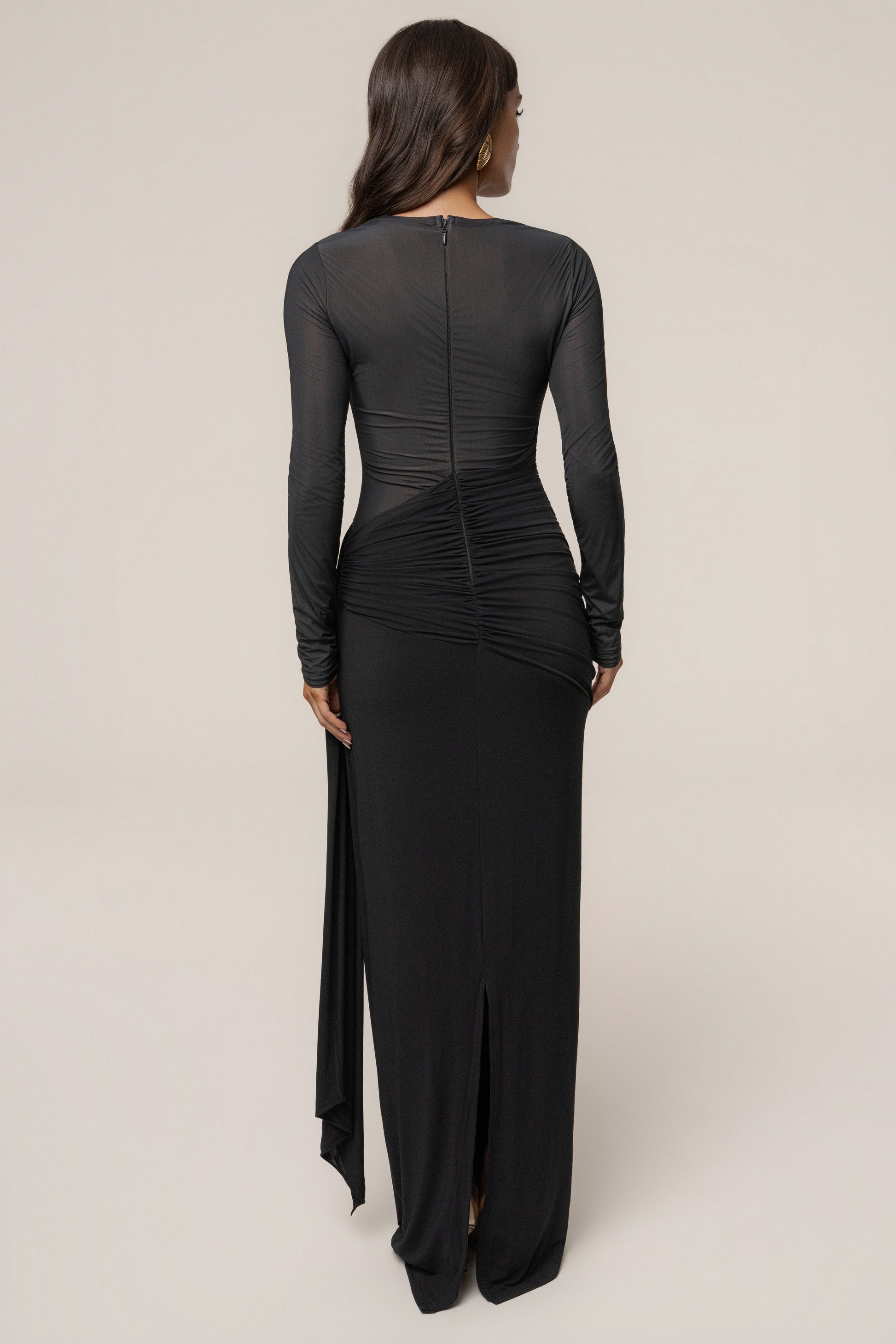 Black Halo Hour Maxi Dress JLUXLABEL