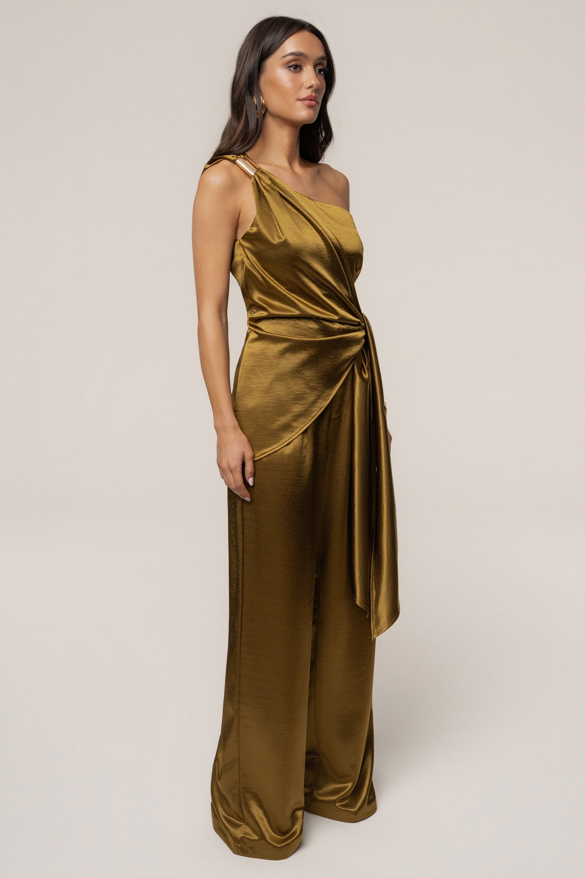 Olive Thea Satin Pants JLUXLABEL