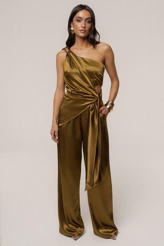 Olive Thea Satin Pants JLUXLABEL