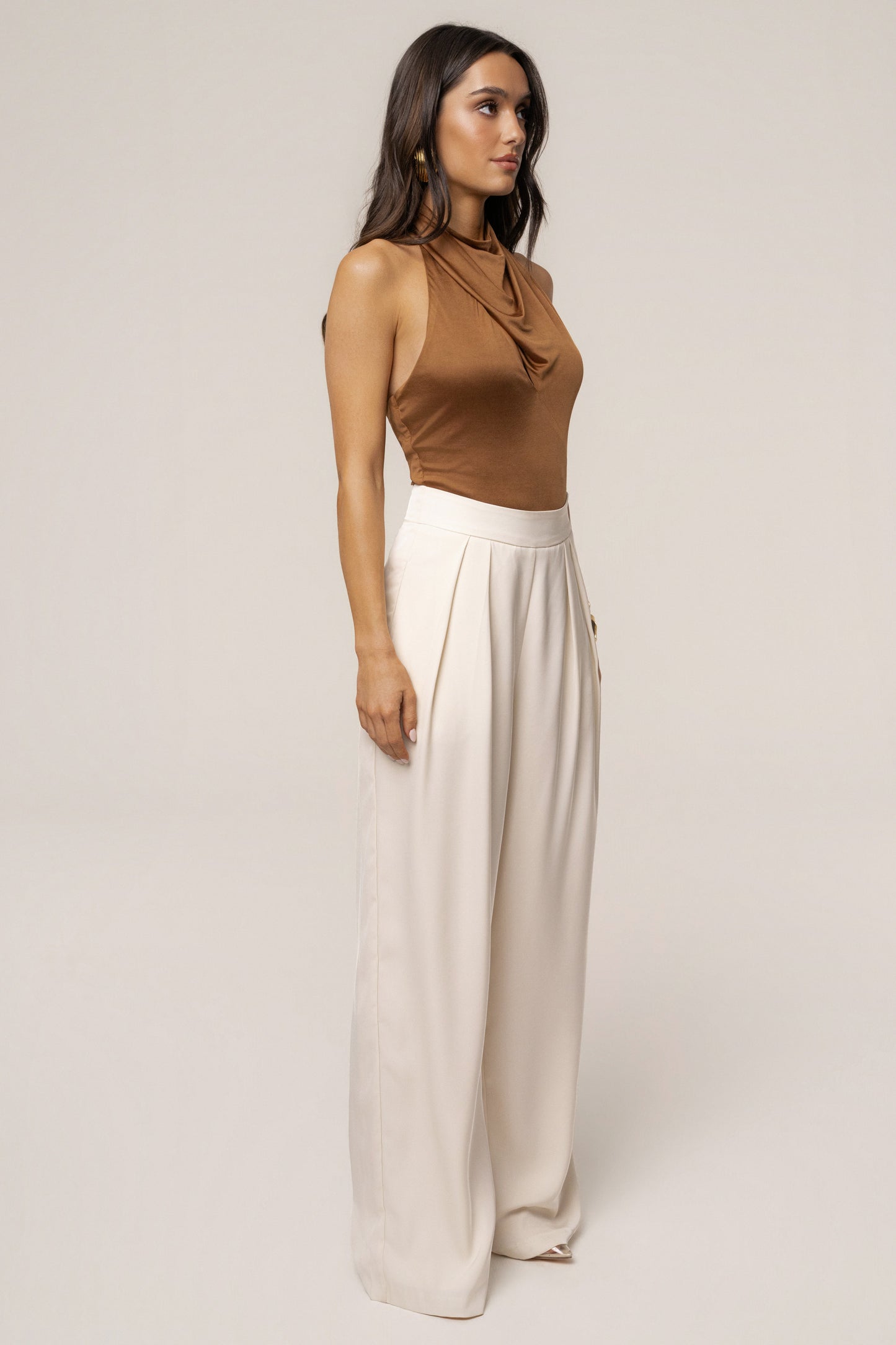 Tan Beloved Bodysuit JLUXLABEL
