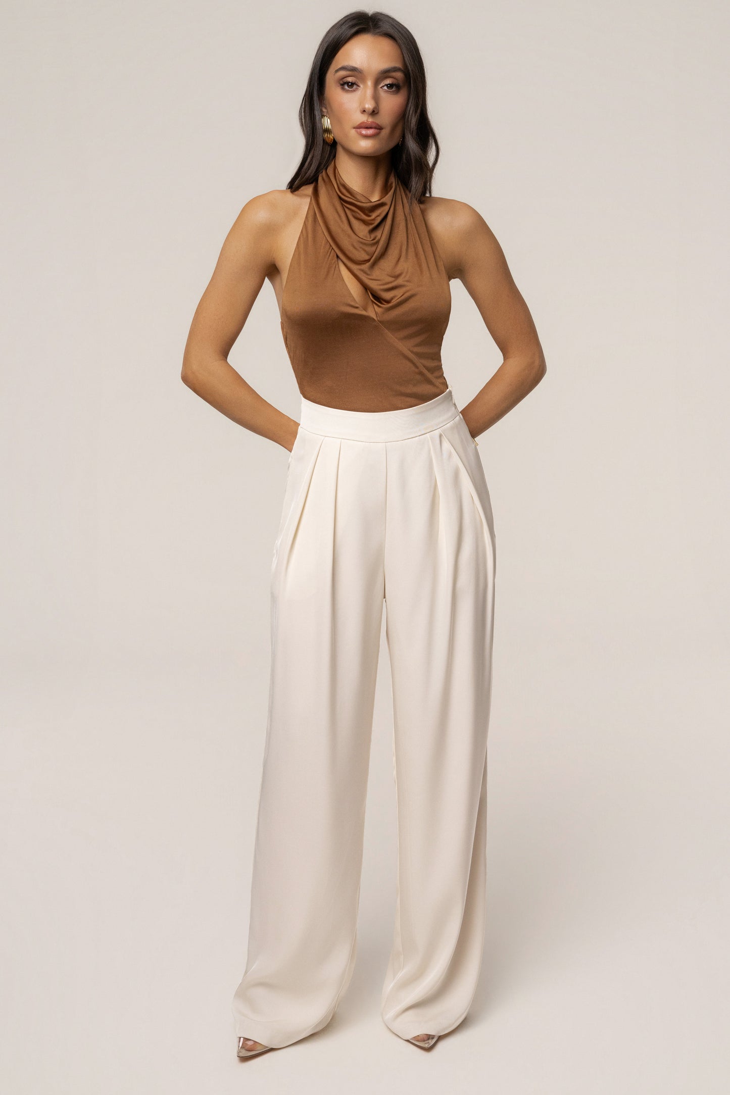 Tan Beloved Bodysuit JLUXLABEL